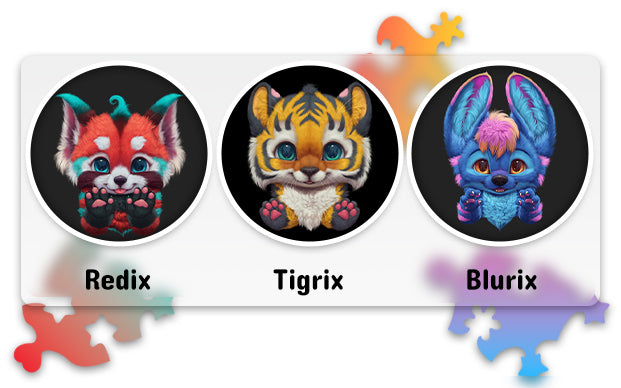Redix, Tigrix & Blurix