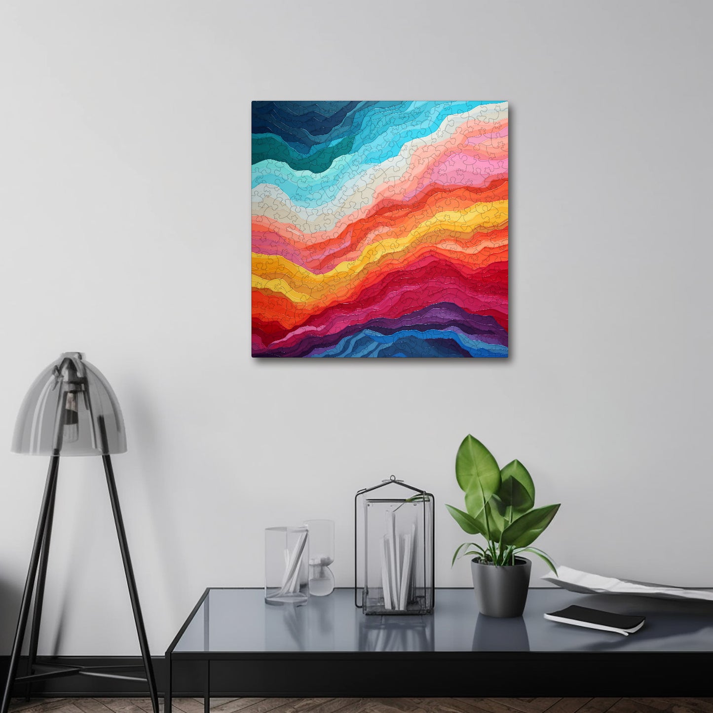 Puzzle Gradient - Electric Fusion - 200 piese - 30 x 30 cm