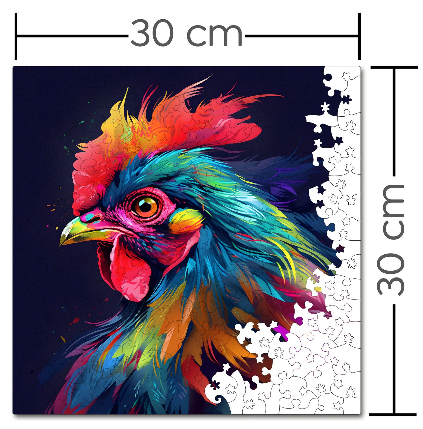 Puzzle cu Animale - Cocos - 200 piese - 30 x 30 cm