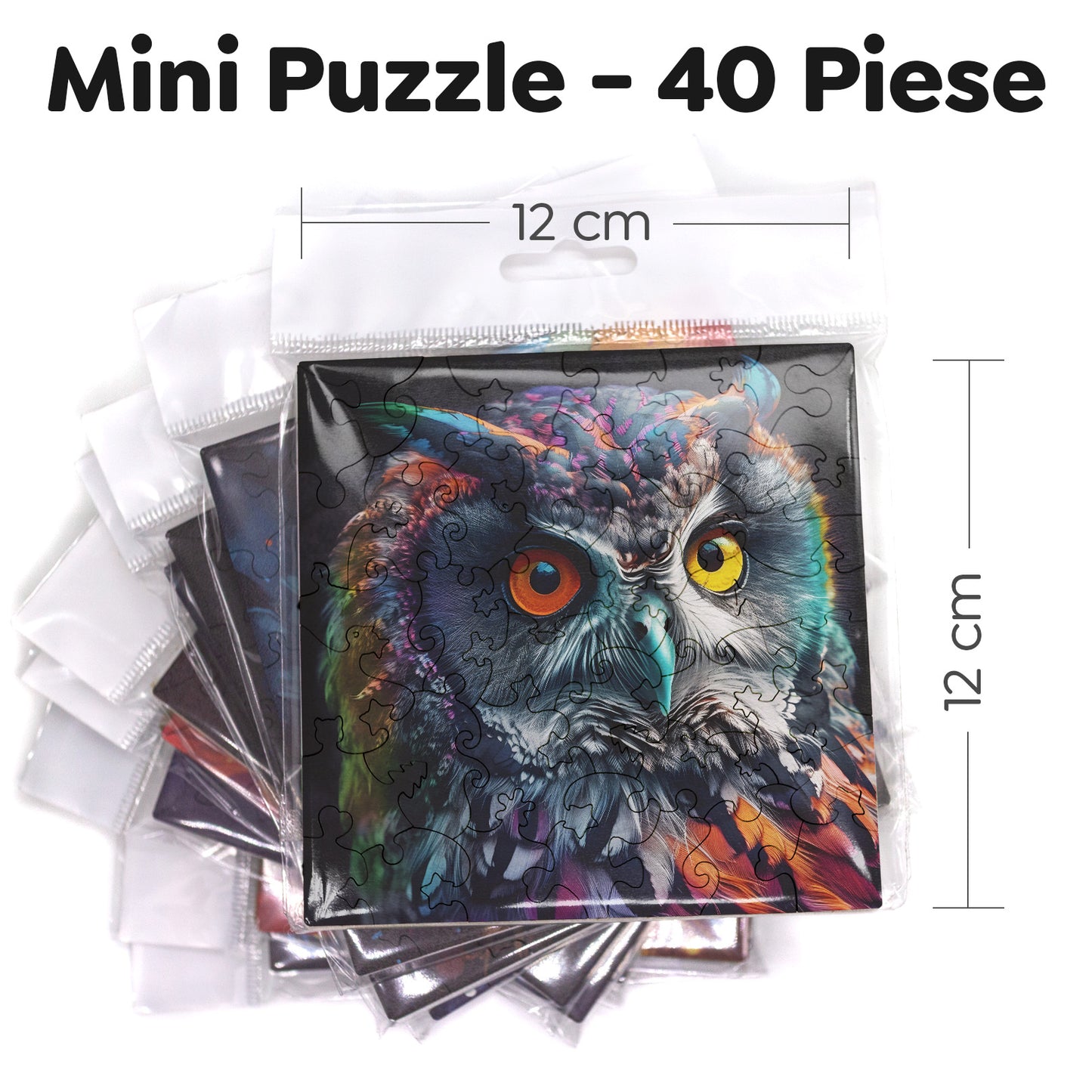 Puzzle cu Animale - Bufnita 2
