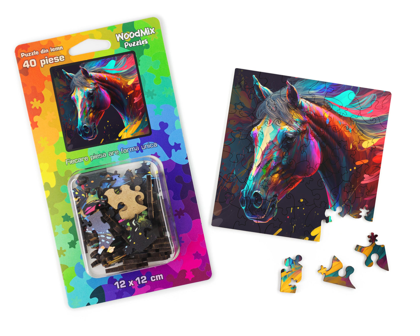 Puzzle cu Animale - Cal