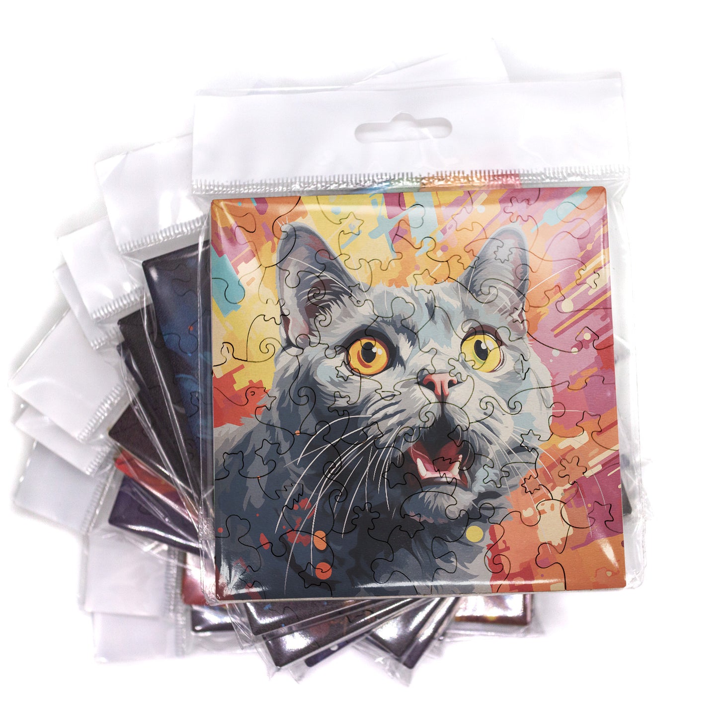 Puzzle cu Pisici - Chartreux 4
