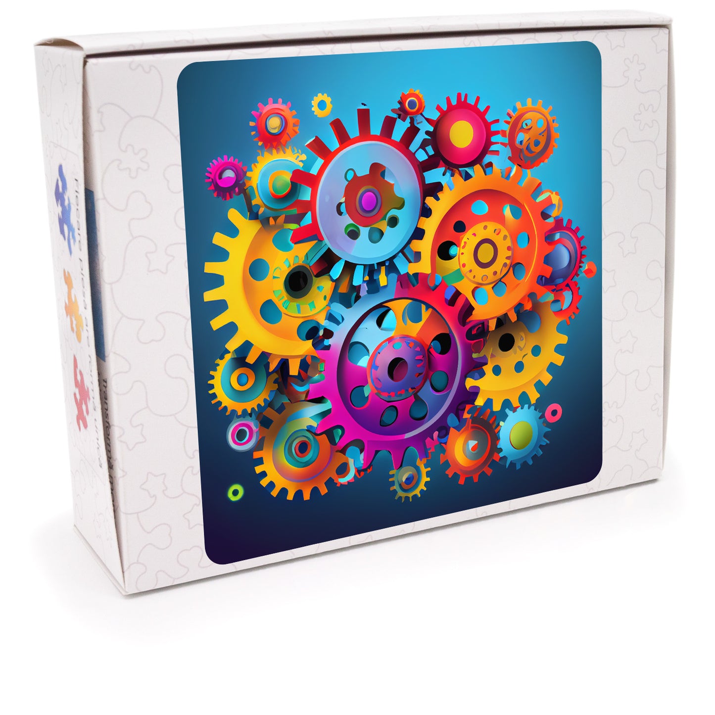 Puzzle Abstract - Colorful Gears