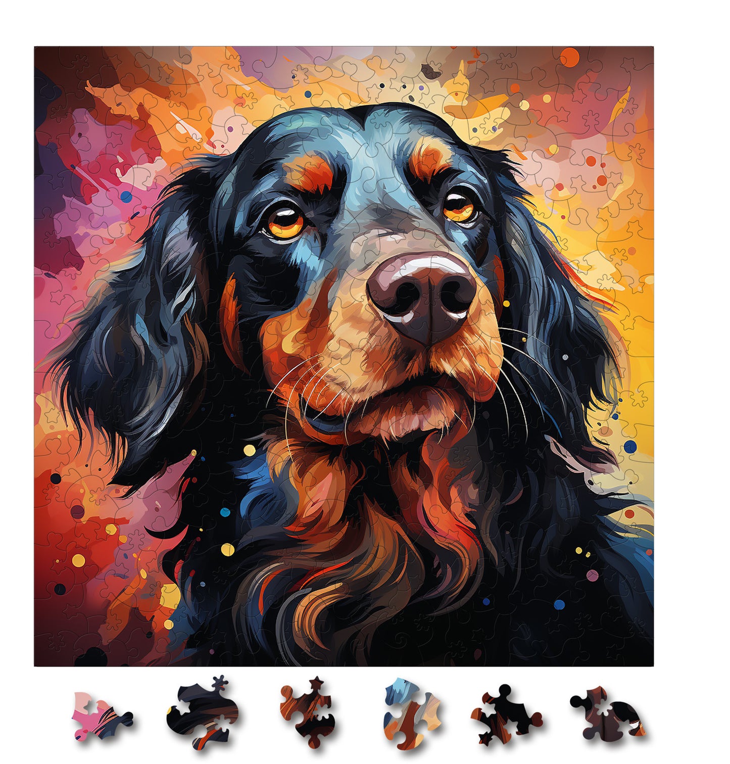 Puzzle cu Caini - Japanese Chin 3