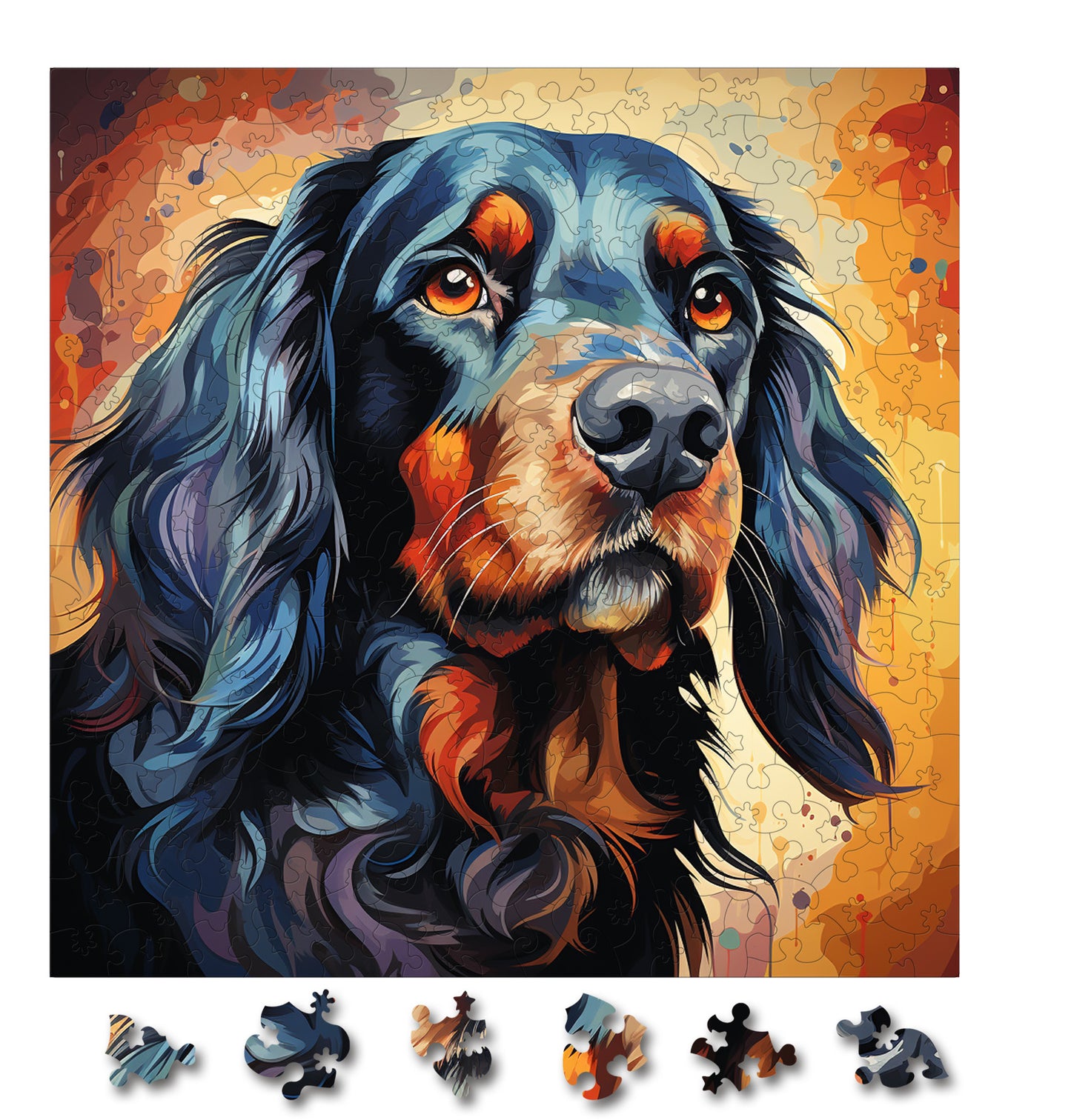 Puzzle cu Caini - Japanese Chin 3