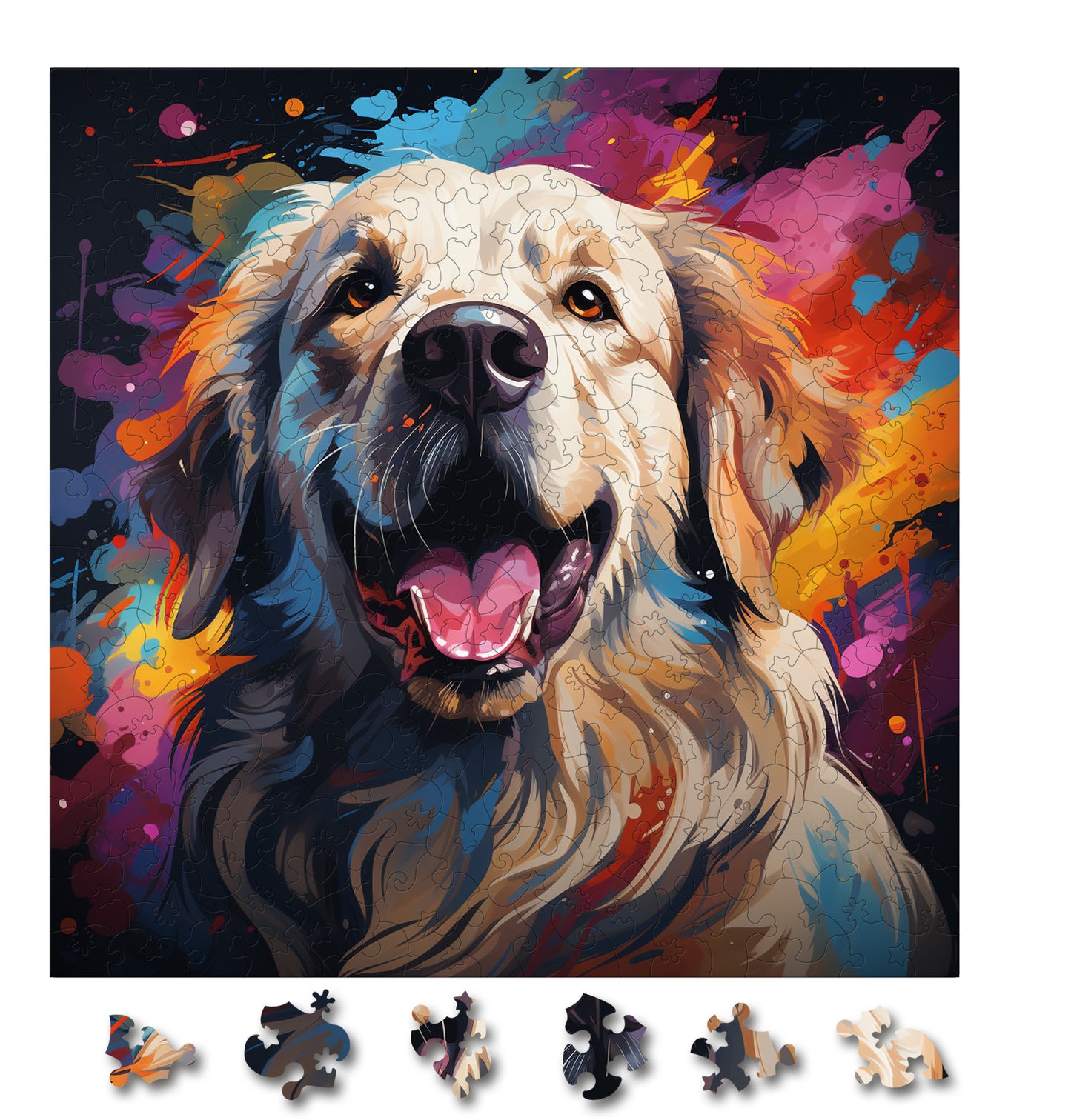 Puzzle cu Caini - Japanese Chin 3
