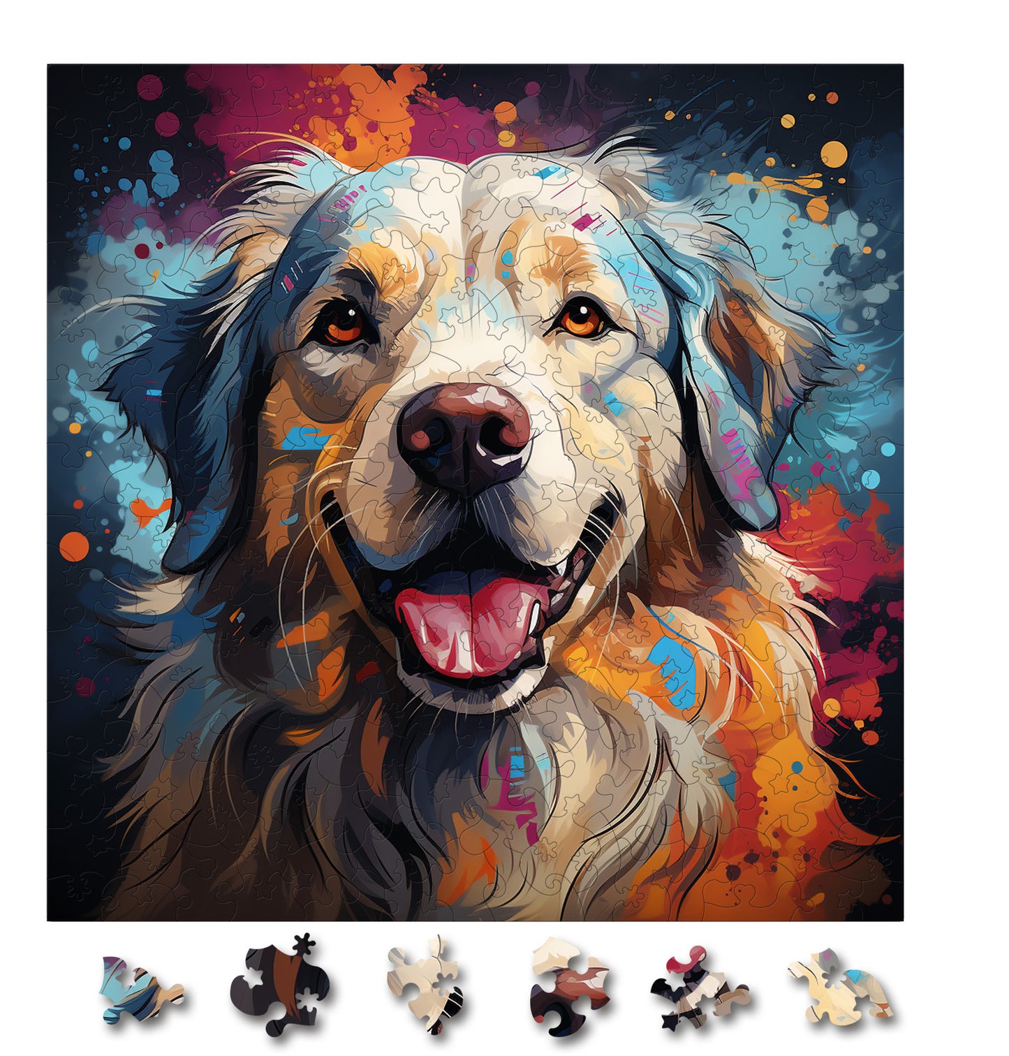 Puzzle cu Caini - Japanese Chin 3