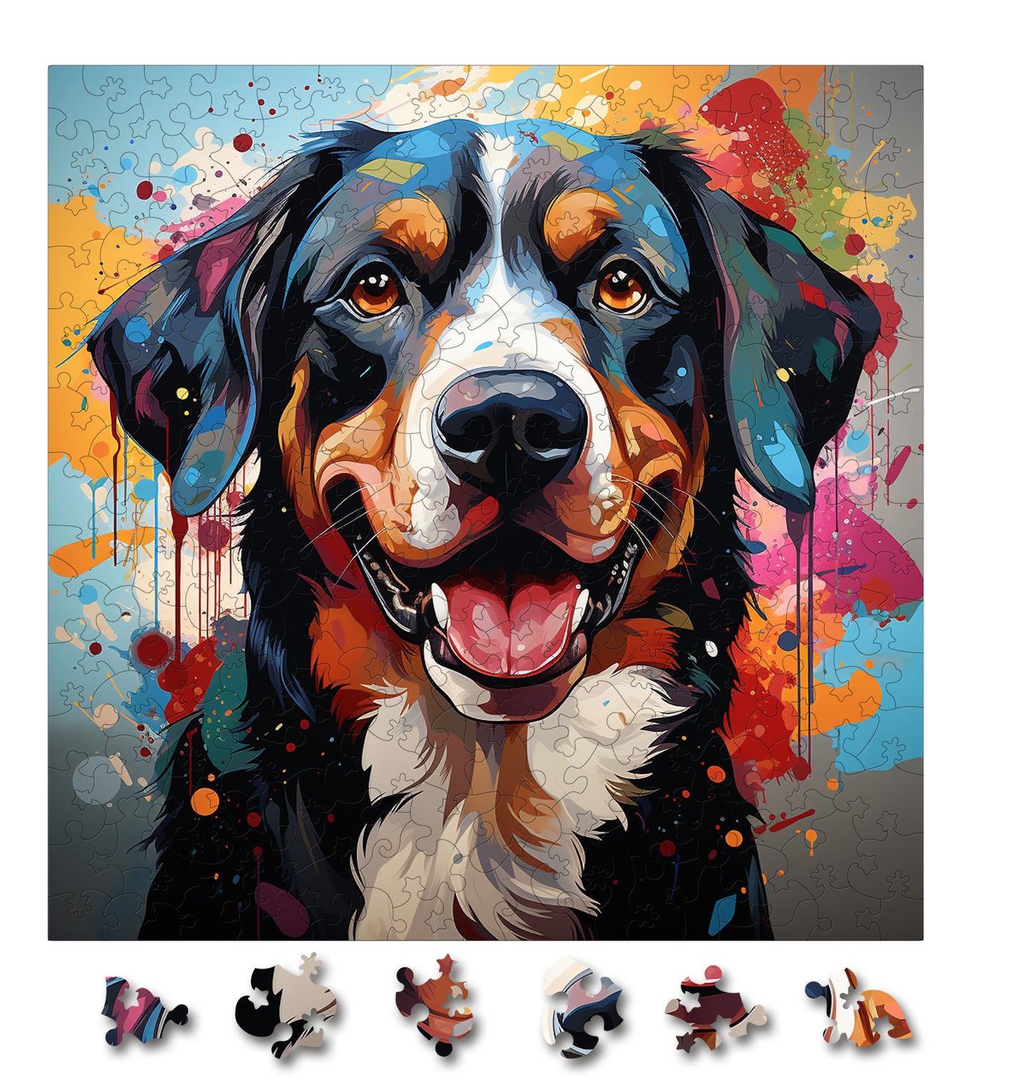 Puzzle cu Caini - Japanese Chin 3