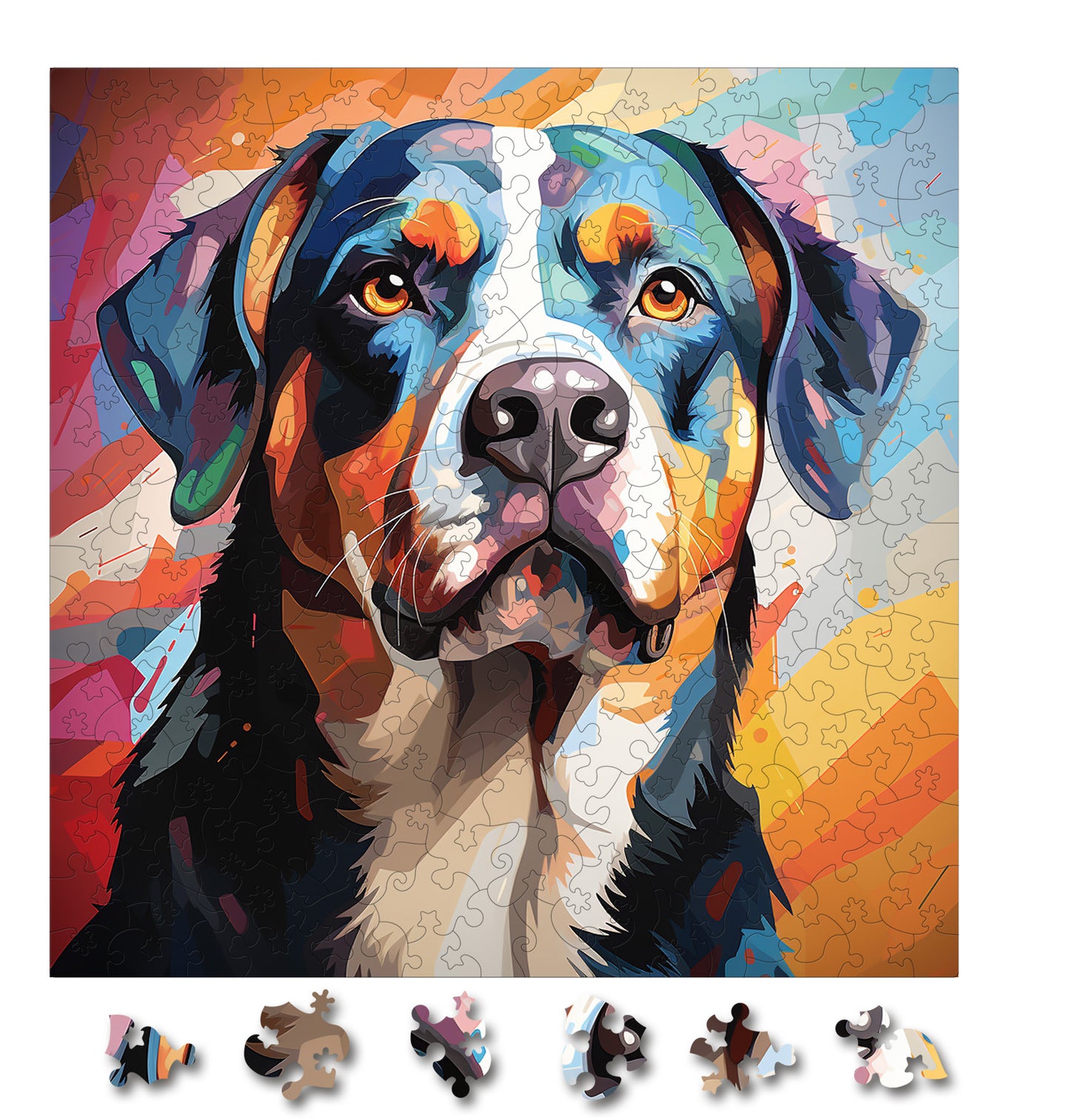 Puzzle cu Caini - Japanese Chin 3