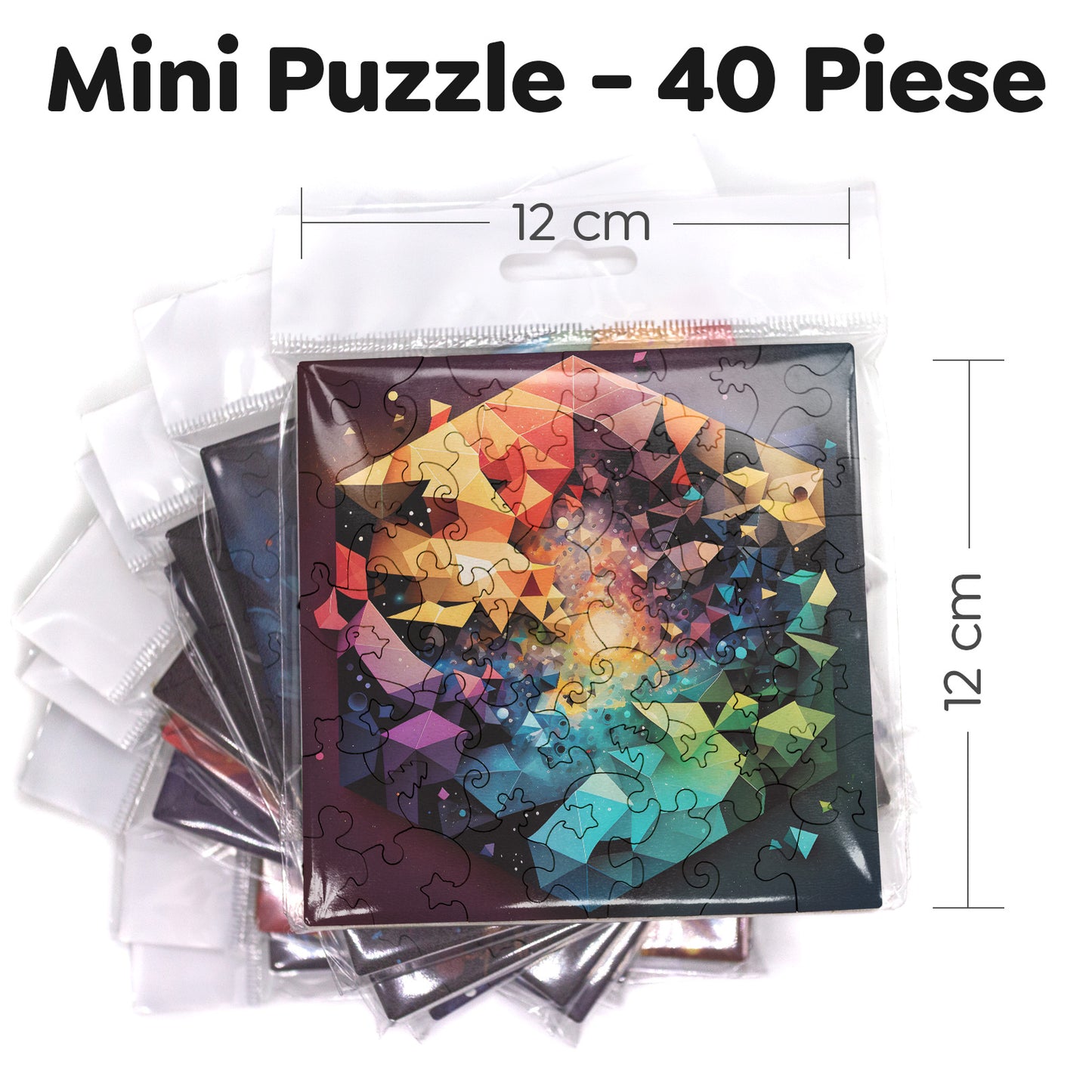 Puzzle Abstract - Imploding Hexagon