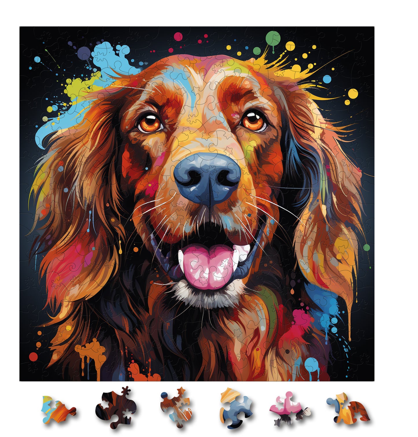 Puzzle cu Caini - Japanese Chin 3