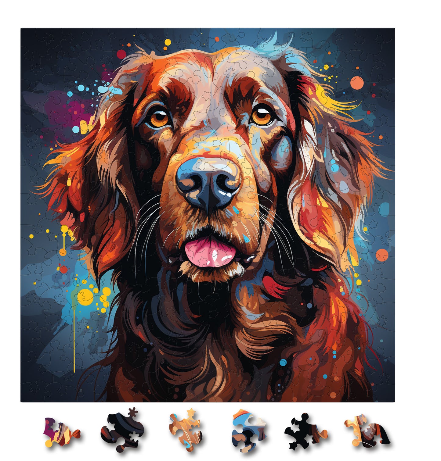 Puzzle cu Caini - Japanese Chin 3