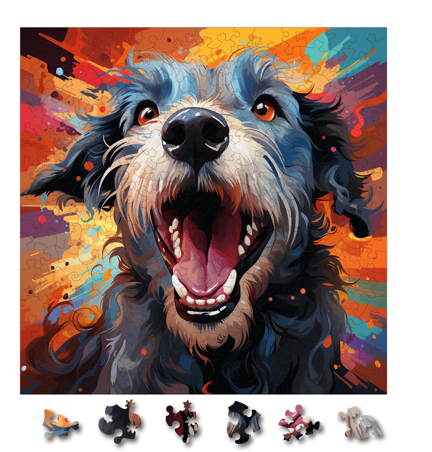 Puzzle cu Caini - Japanese Chin 3