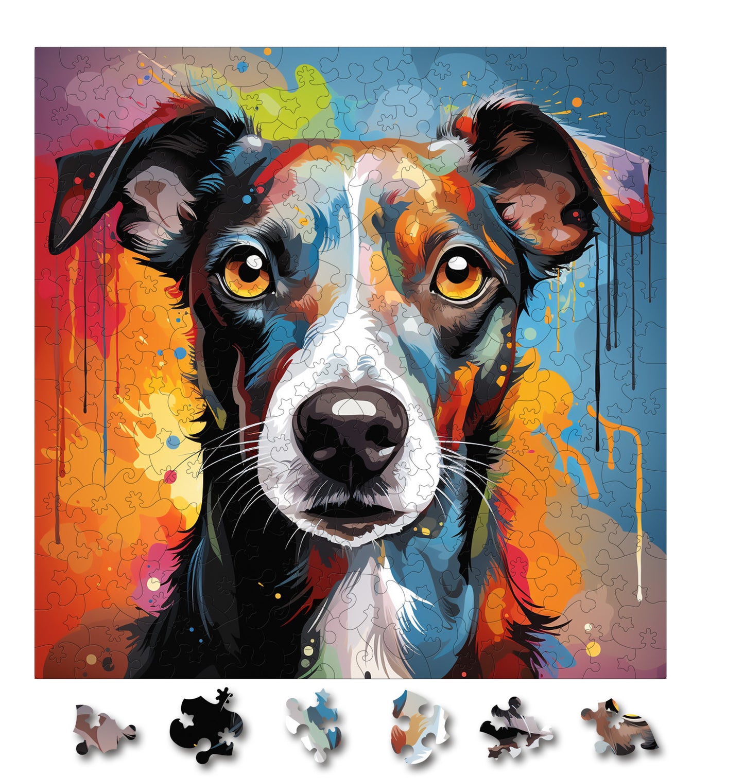 Puzzle cu Caini - Japanese Chin 3