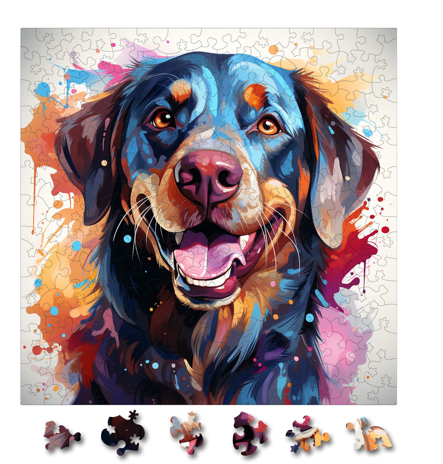 Puzzle cu Animale - Caini - Labrador Retriever 1 - 200 piese - 30 x 30 cm