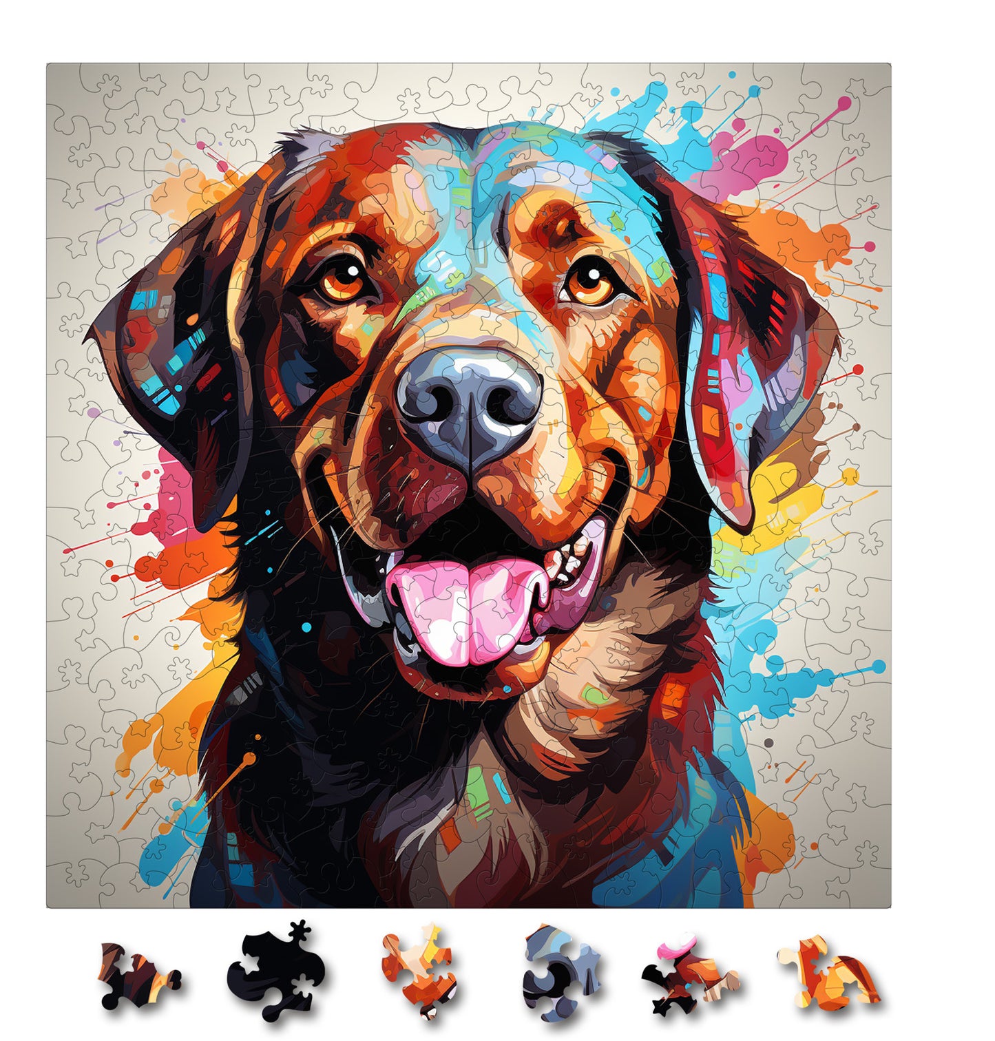 Puzzle cu Animale - Caini - Labrador Retriever 3