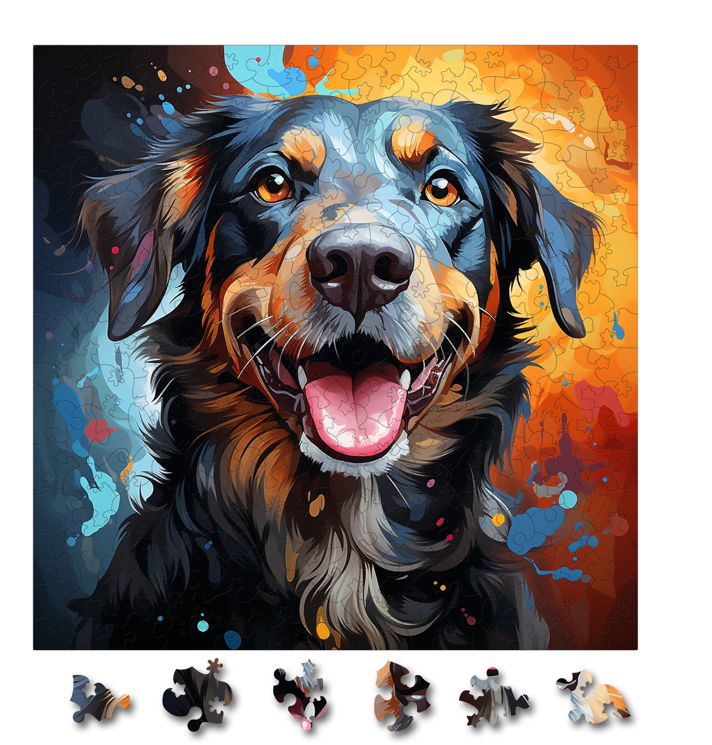 Puzzle cu Animale - Caini - Lagotti Romagnoli 1