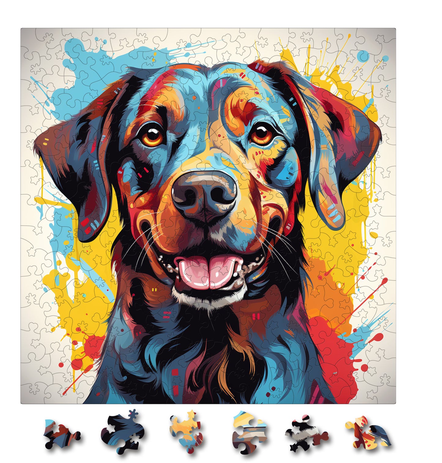 Puzzle cu Animale - Caini - Lagotti Romagnoli 3