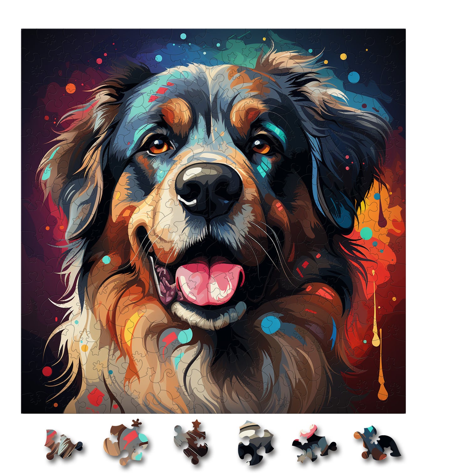 Puzzle cu Animale - Caini - Leonberger 2