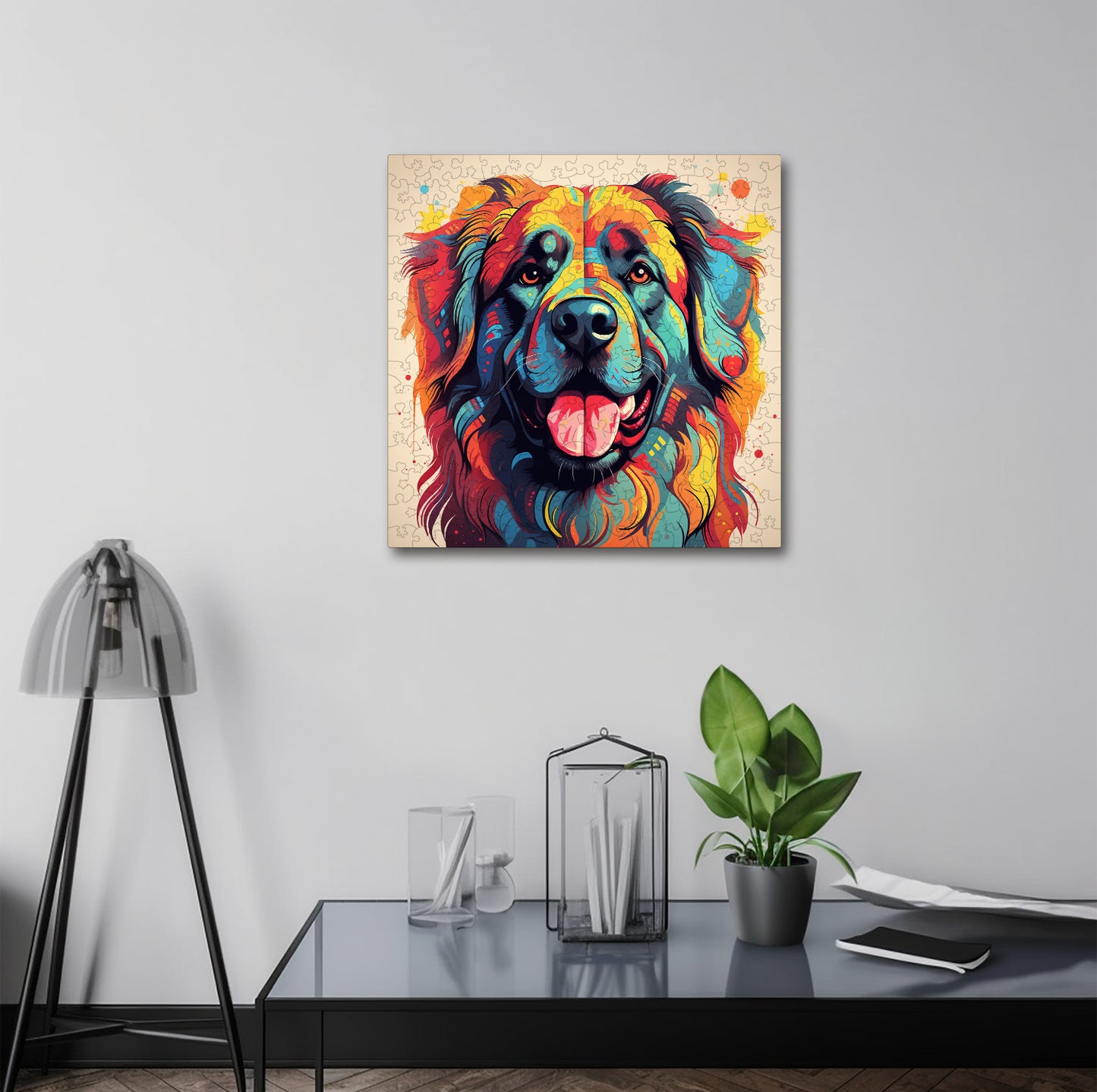 Puzzle cu Animale - Caini - Leonberger 1 - 200 piese - 30 x 30 cm