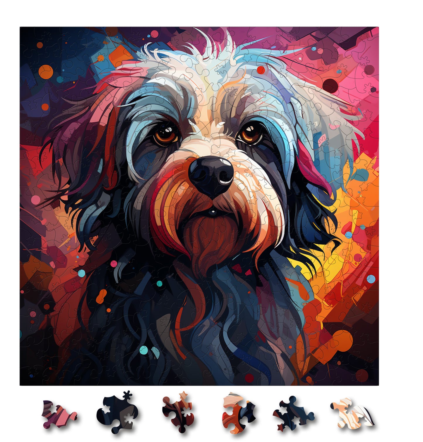 Puzzle cu Animale - Caini - Lhasa Apso 2