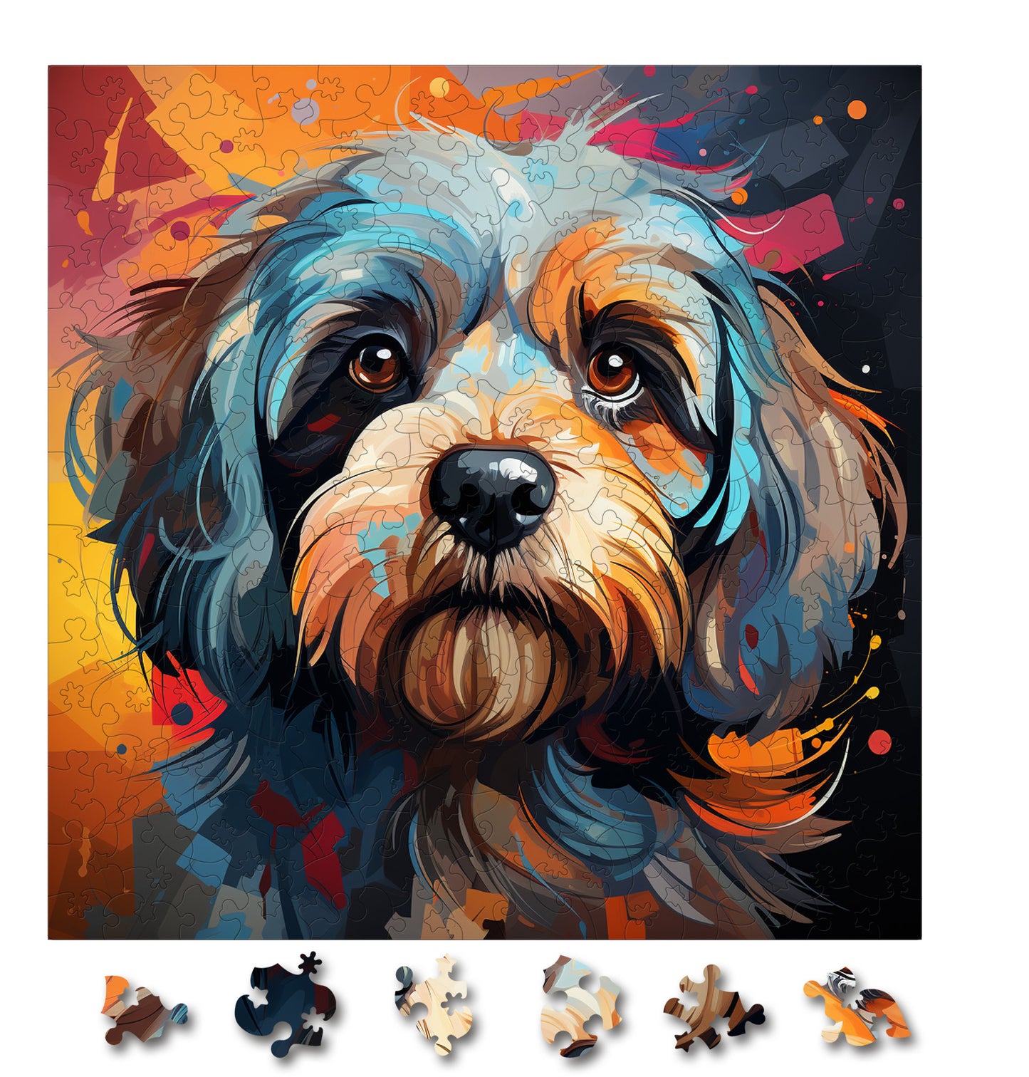 Puzzle cu Animale - Caini - Lhasa Apso 3