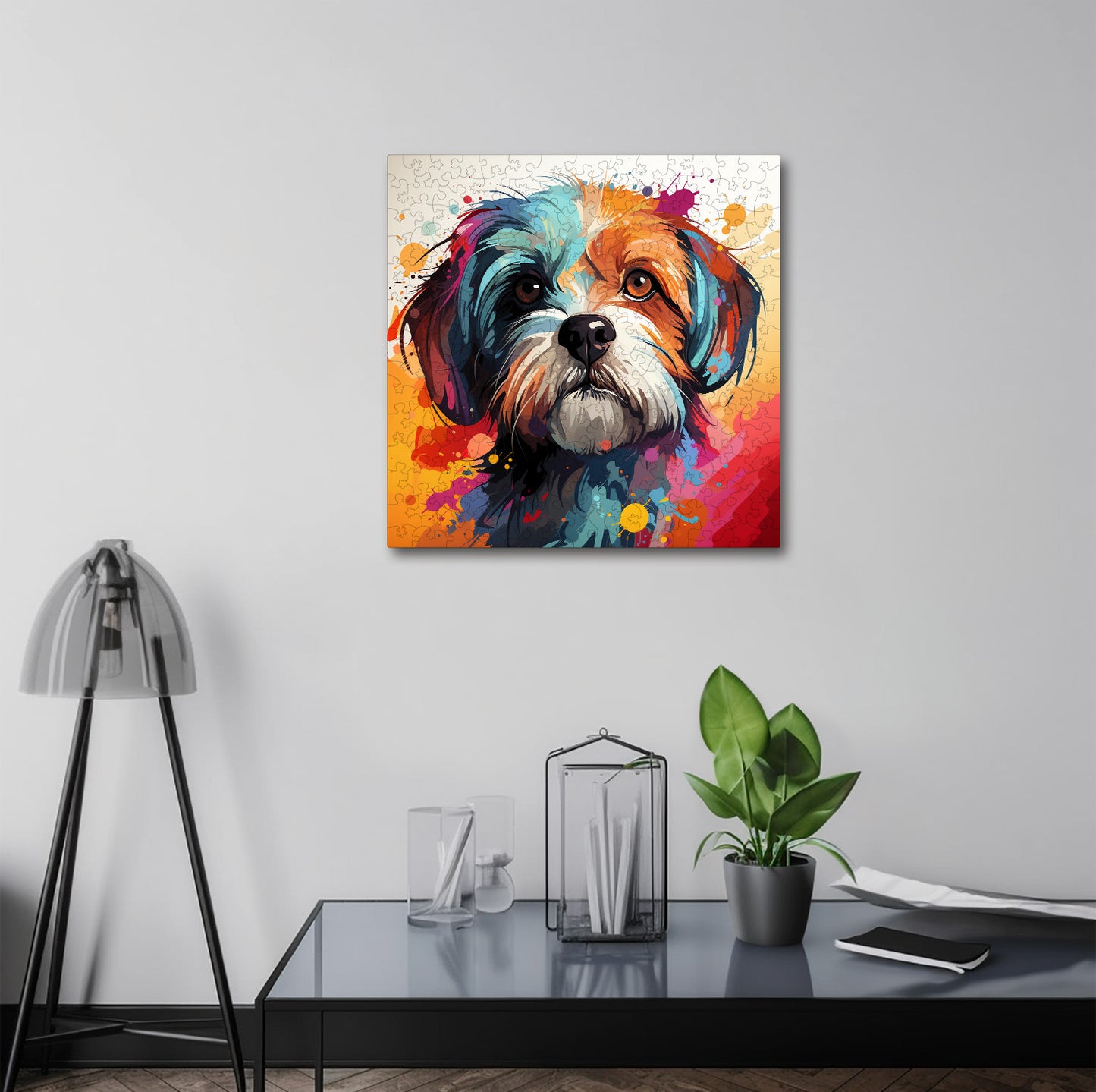 Puzzle cu Animale - Caini - Lhasa Apso 4 - 200 piese - 30 x 30 cm