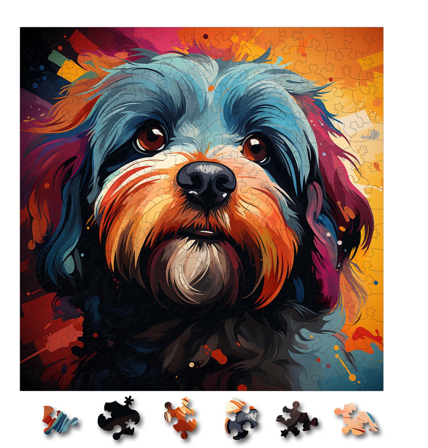 Puzzle cu Animale - Caini - Lhasa Apso 1