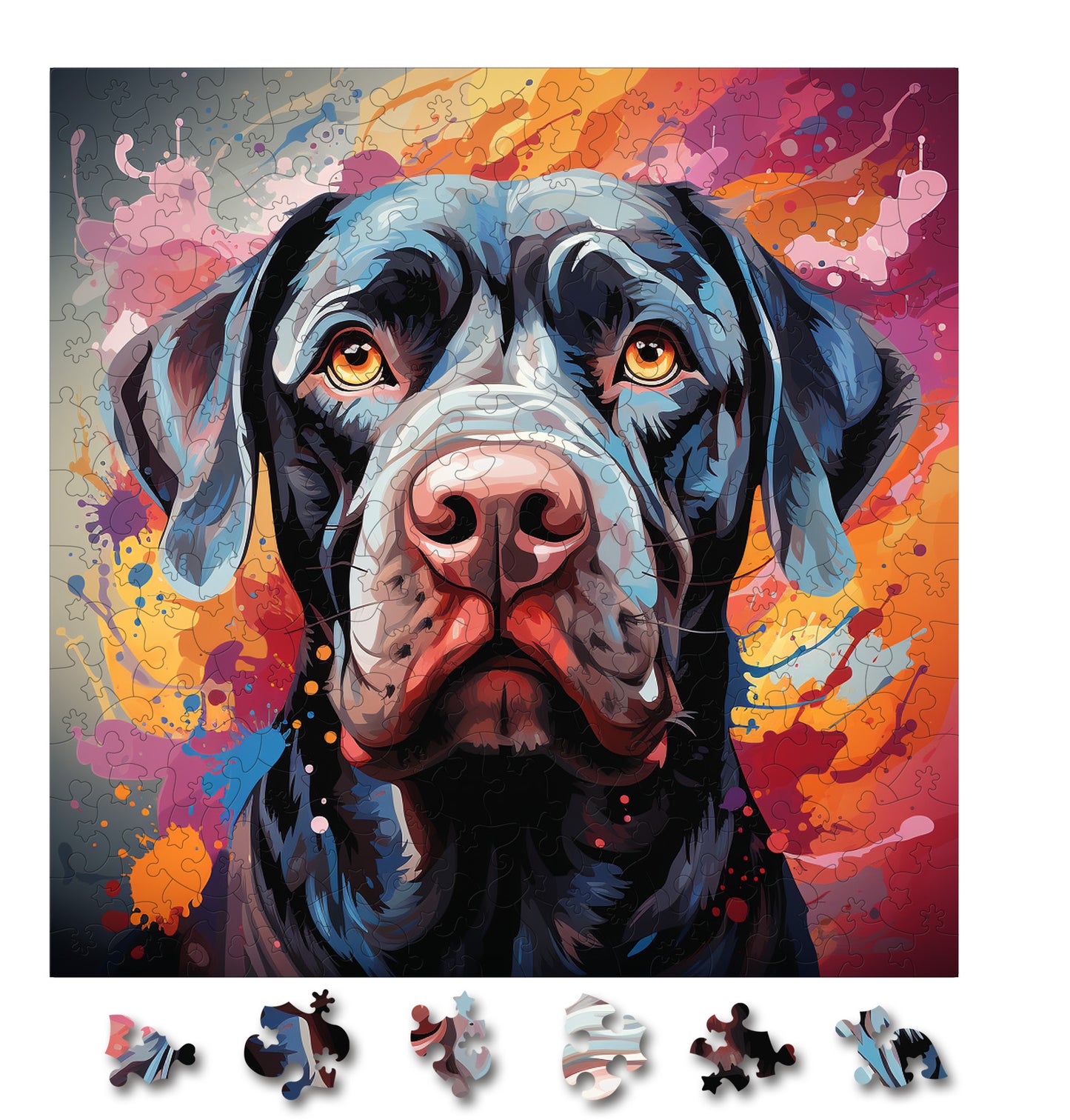 Puzzle cu Animale - Caini - Neapolitan Mastiff 2