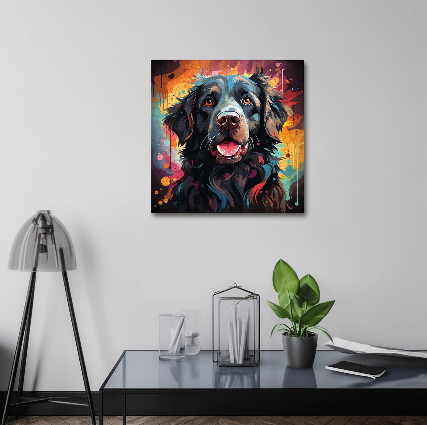 Puzzle cu Animale - Caini - Newfoundland 1