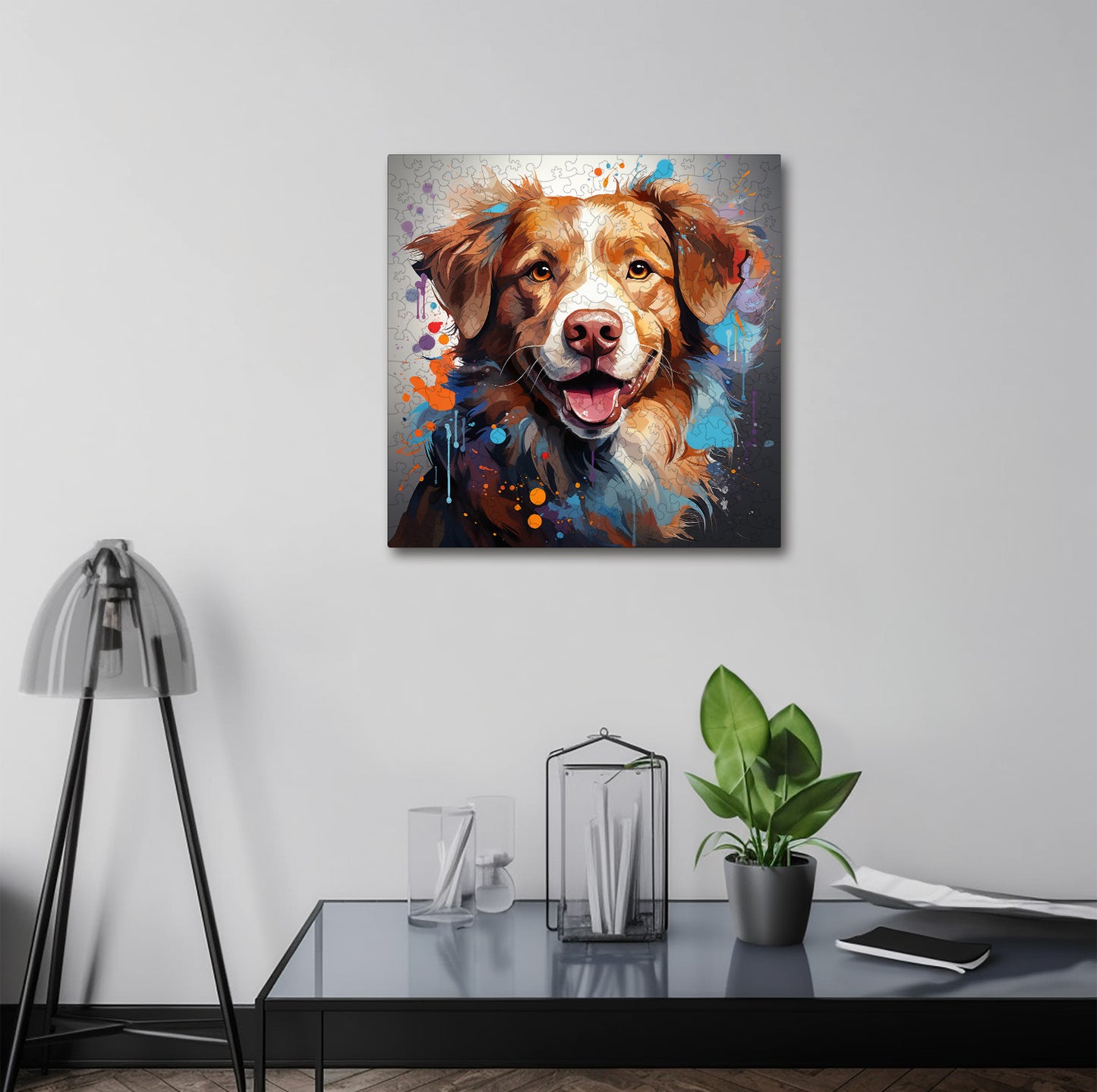 Puzzle cu Animale - Caini - Nova Scotia Duck Tolling Retrieve 3 - 200 piese - 30 x 30 cm