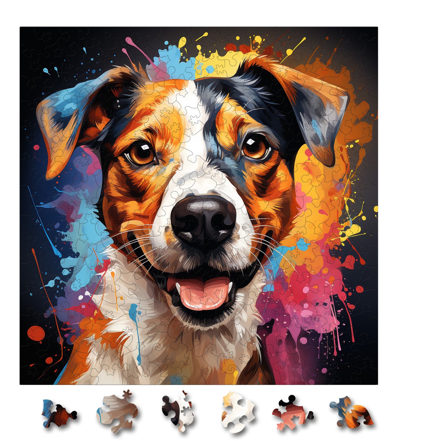 Puzzle cu Caini - Parson Russell Terrier 3