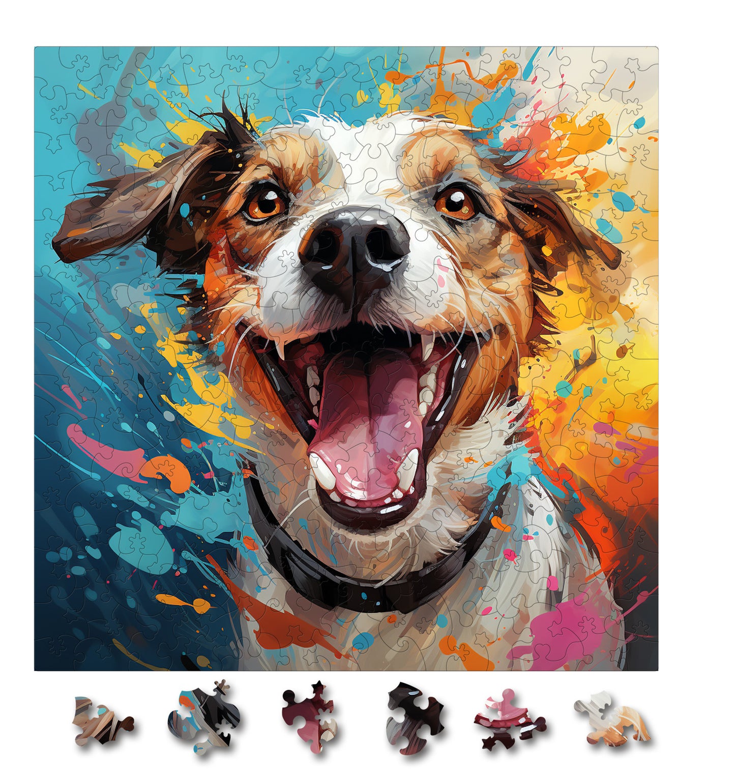 Puzzle cu Caini - Parson Russell Terrier 1