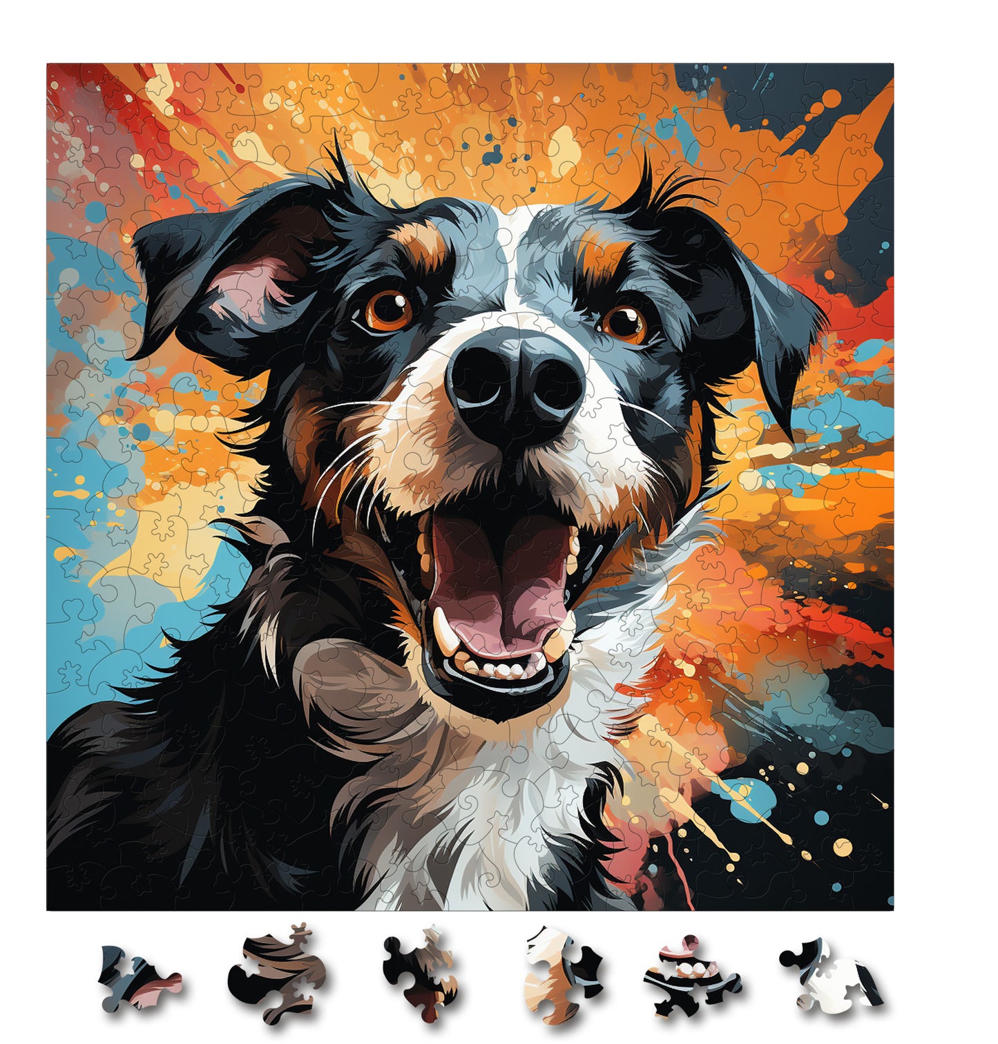 Puzzle cu Caini - Parson Russell Terrier 4