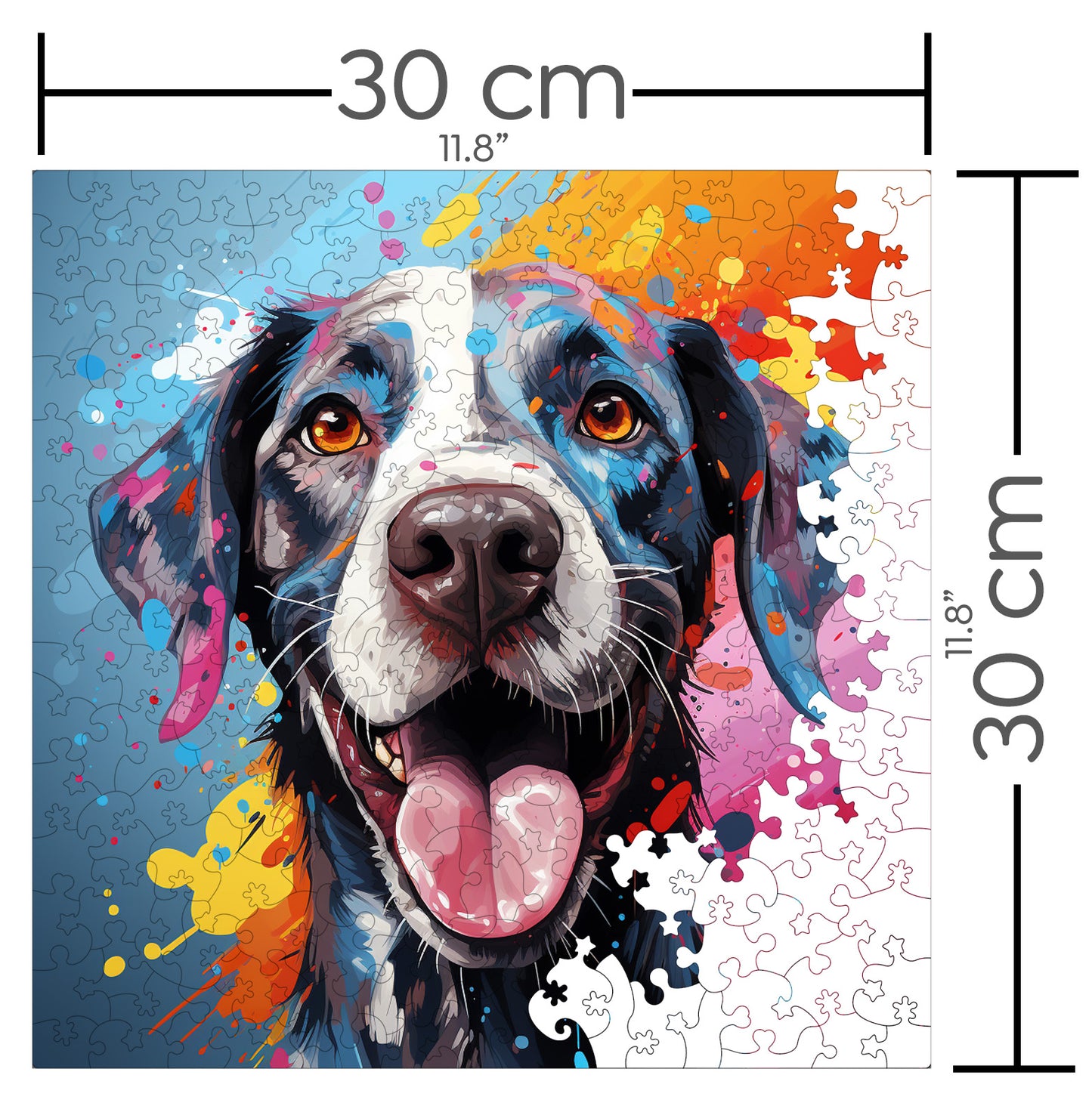 Puzzle cu Animale - Caini - Pointer 3 - 200 piese - 30 x 30 cm