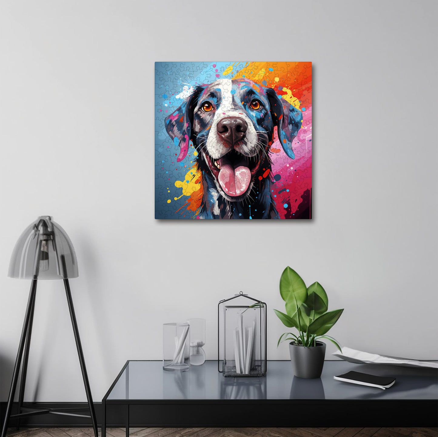 Puzzle cu Animale - Caini - Pointer 3 - 200 piese - 30 x 30 cm