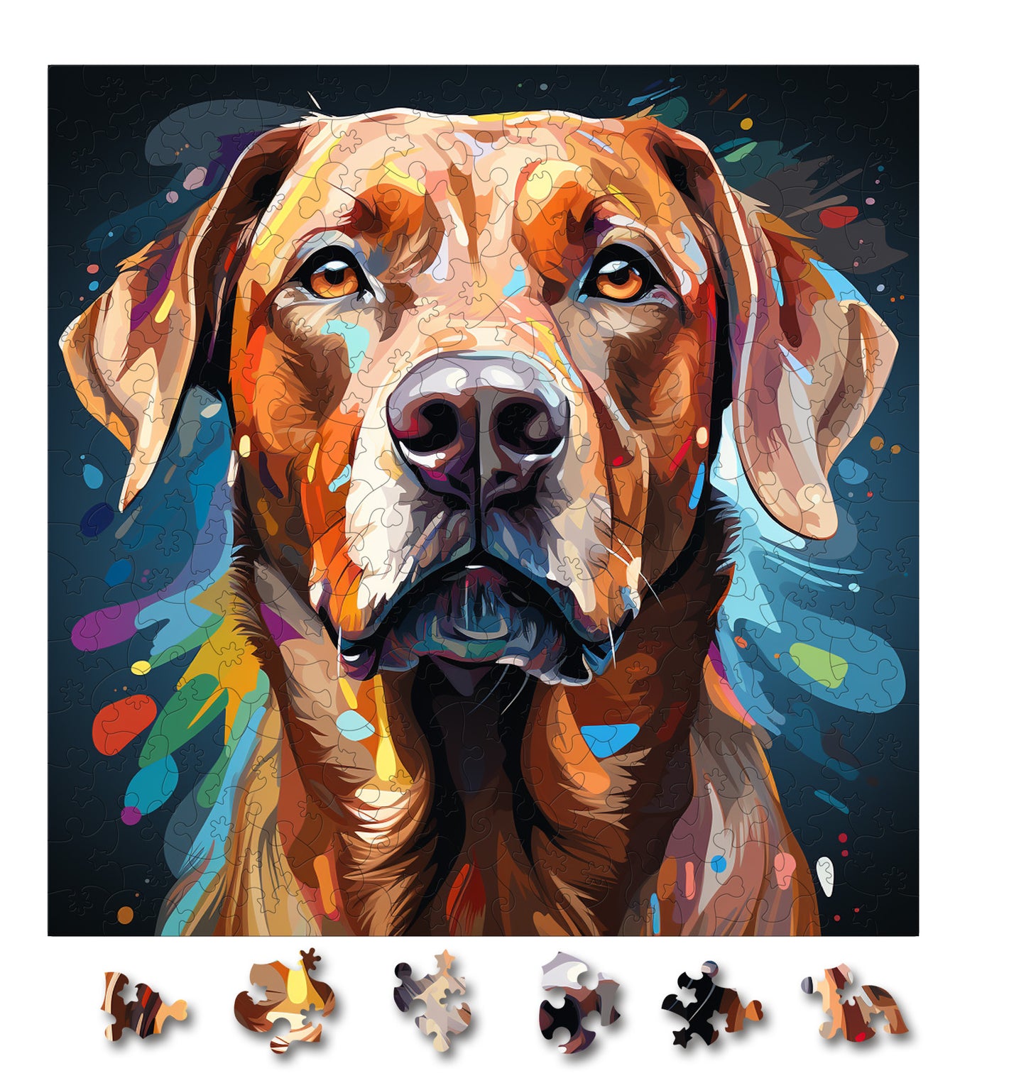 Puzzle cu Caini - Rhodesian Ridgeback 4