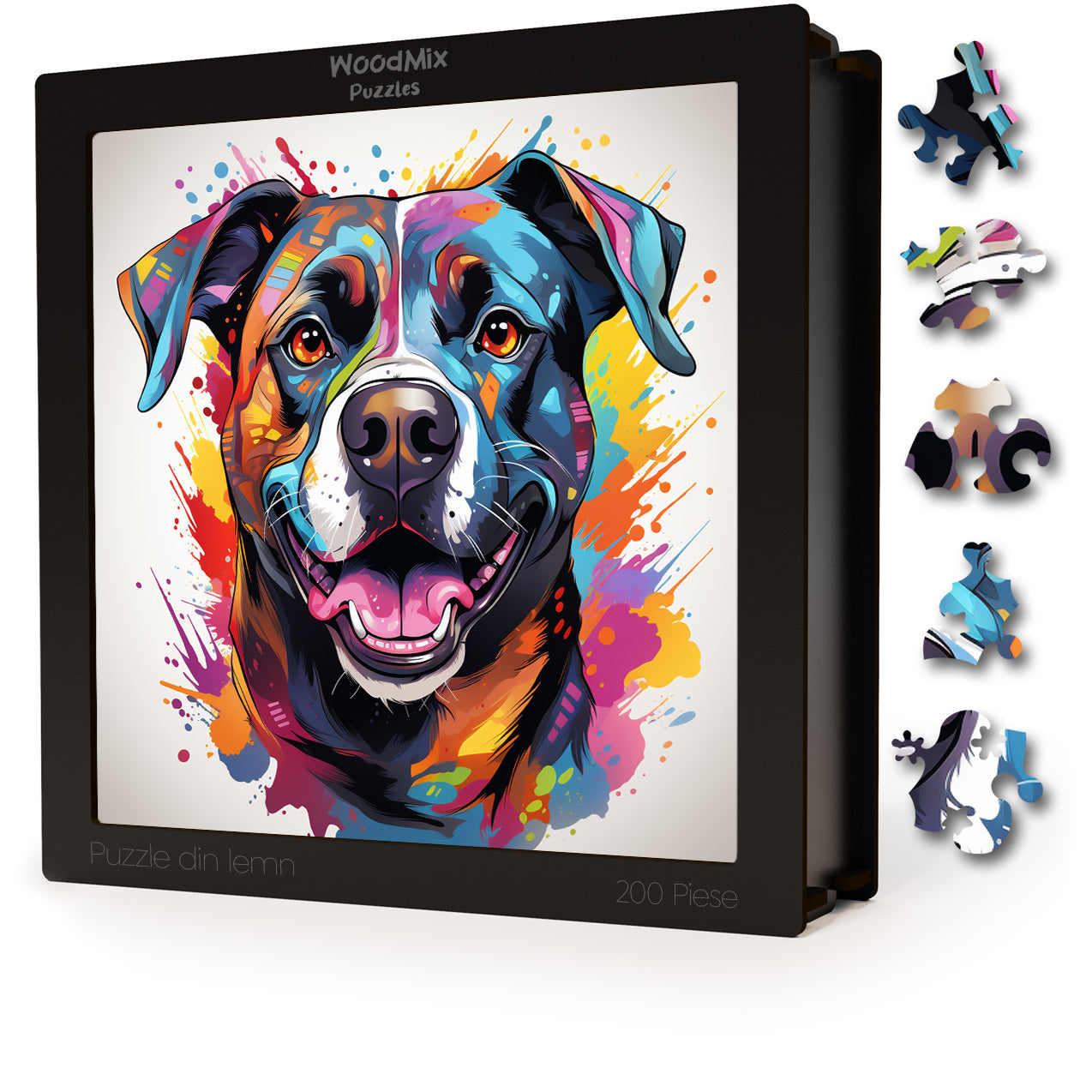 Puzzle cu Animale - Caini - Staffordshire Bull Terrier 3 - 200 piese - 30 x 30 cm