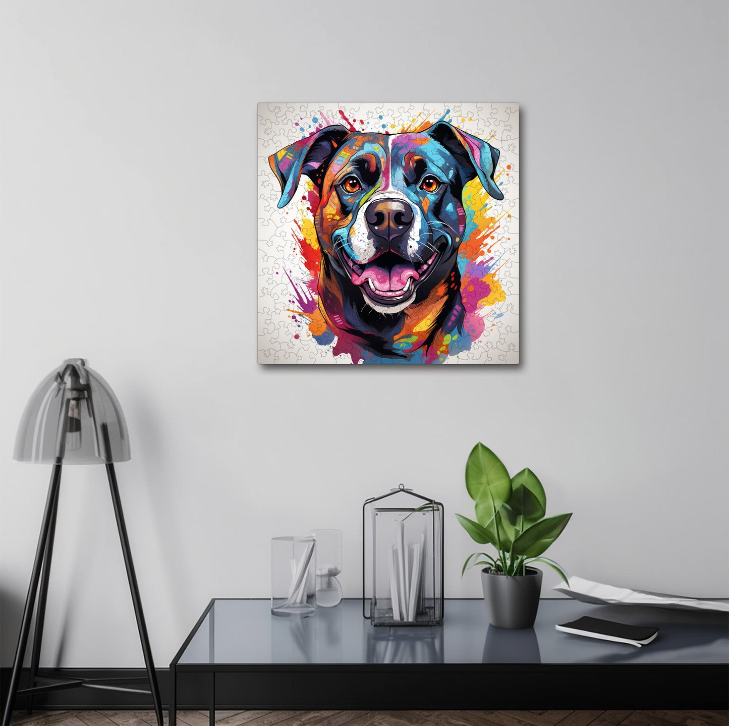 Puzzle cu Animale - Caini - Staffordshire Bull Terrier 3 - 200 piese - 30 x 30 cm