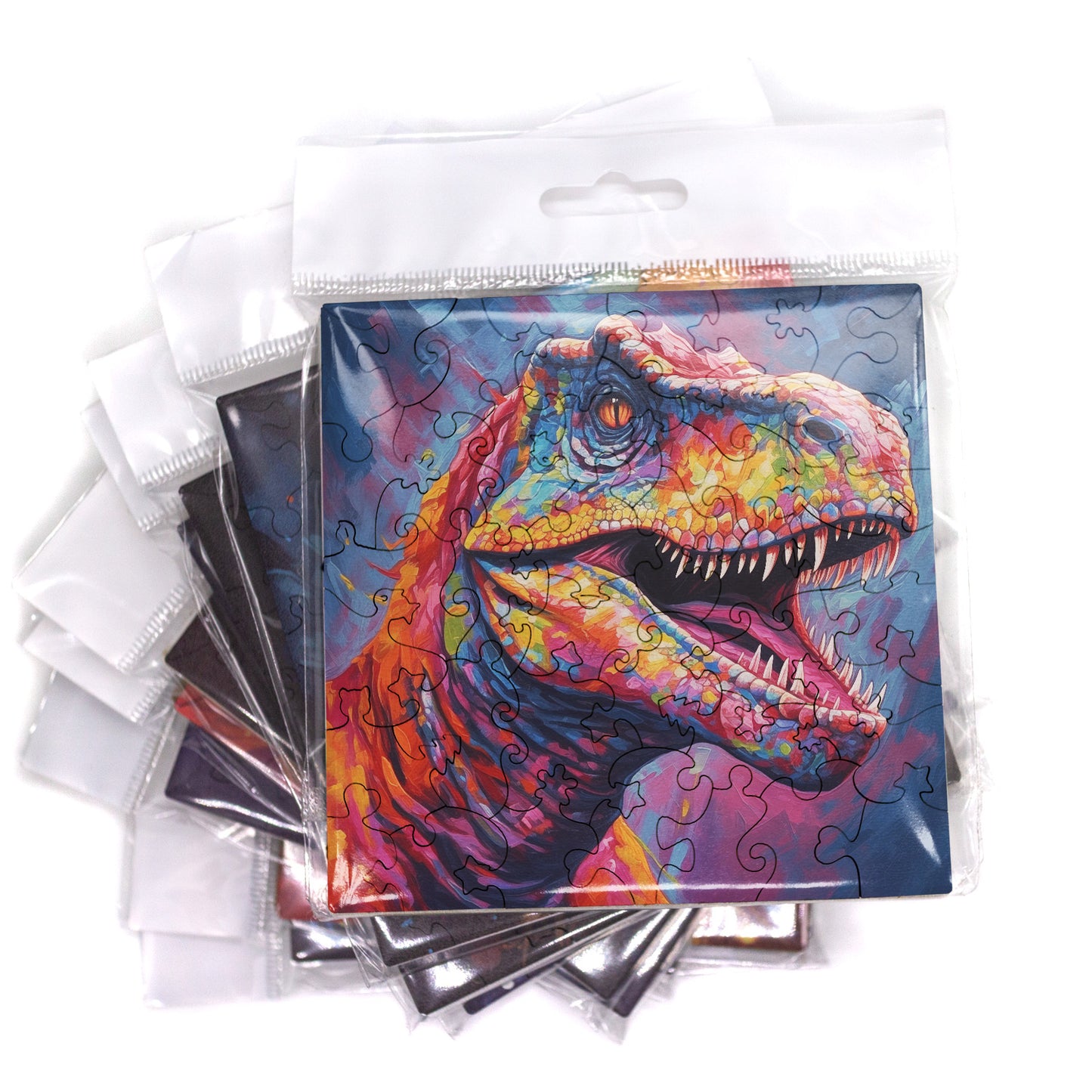 Puzzle cu Animale - T-Rex 1
