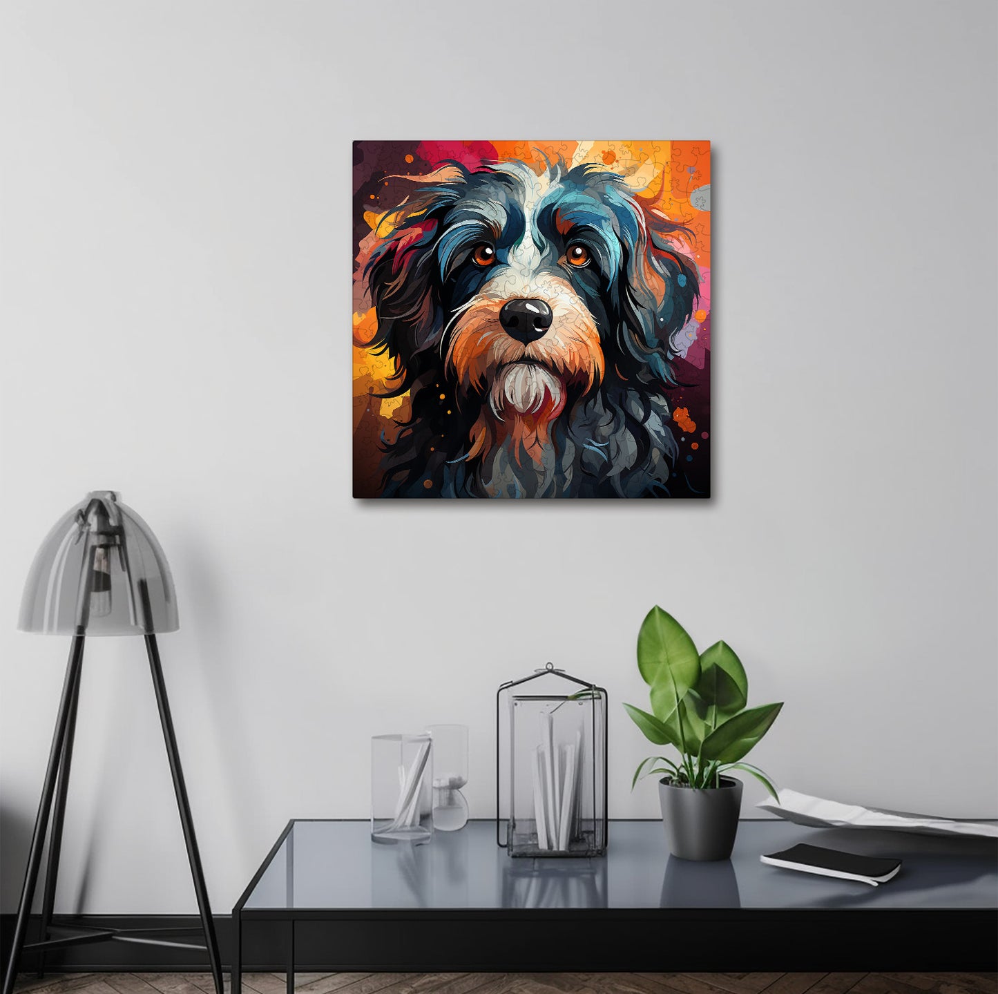 Puzzle cu Animale - Caini - Tibetan Terrier 1 - 200 piese - 30 x 30 cm