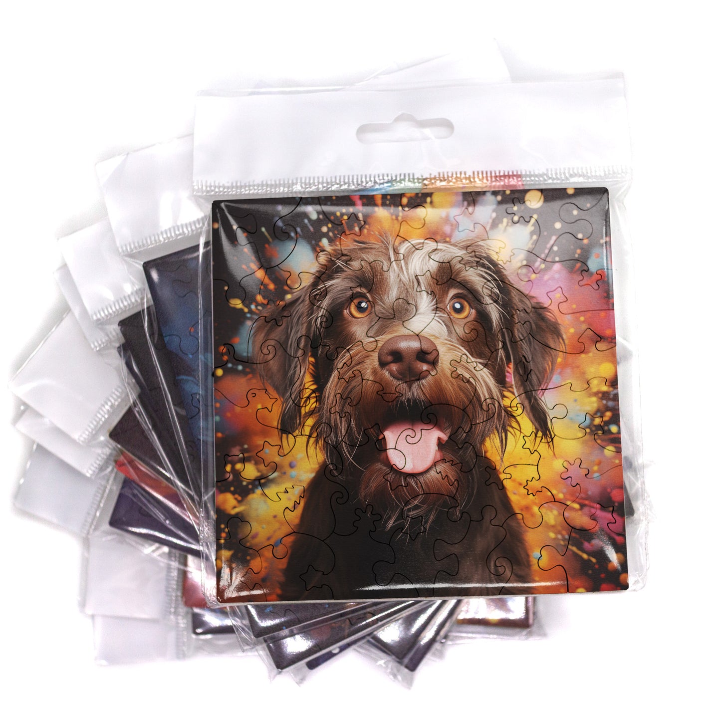 Puzzle cu Caini - Wirehaired Pointing Griffon 3