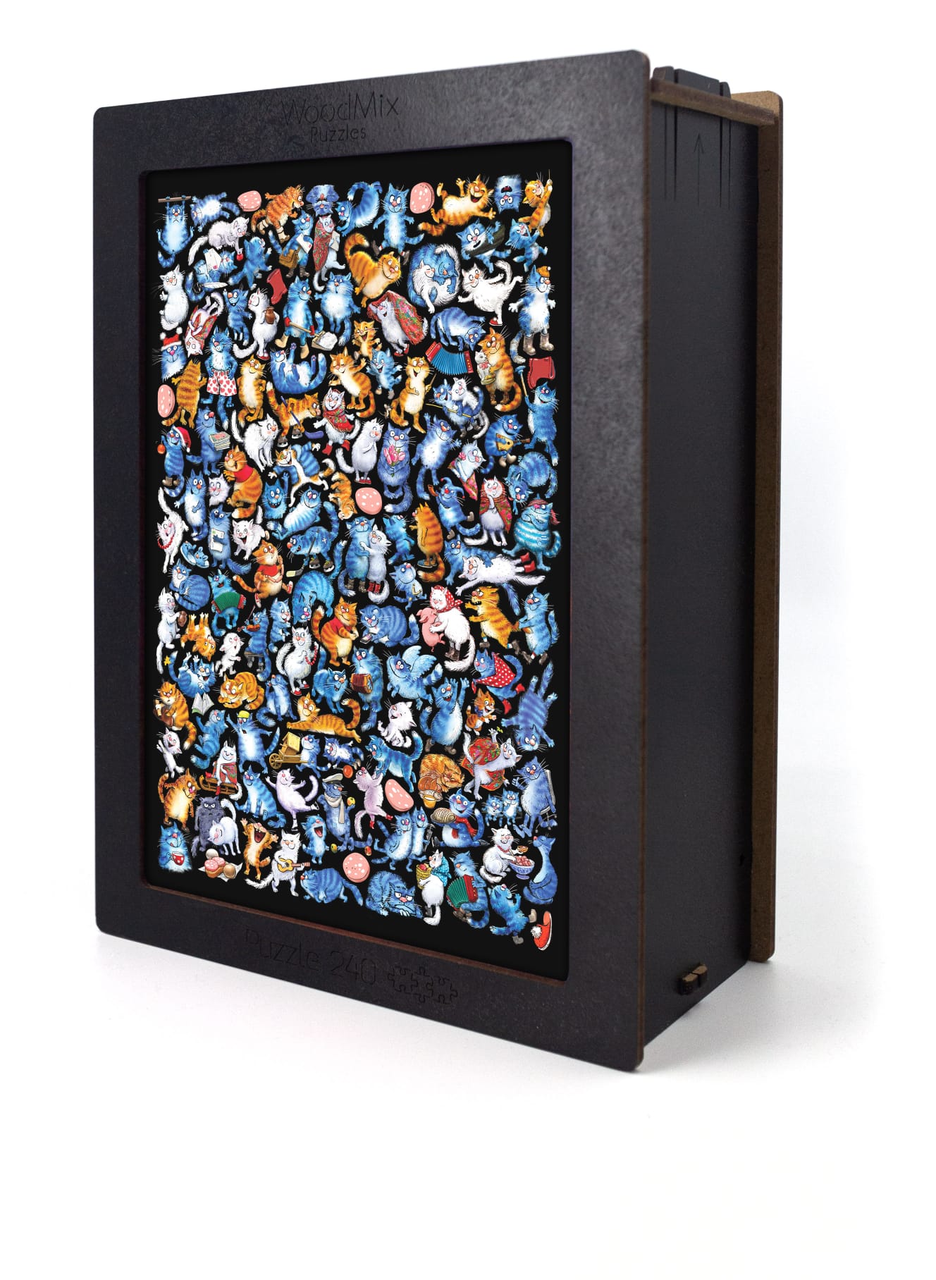 9 Vieti Pline Puzzle cu Pisici - 240 Piese