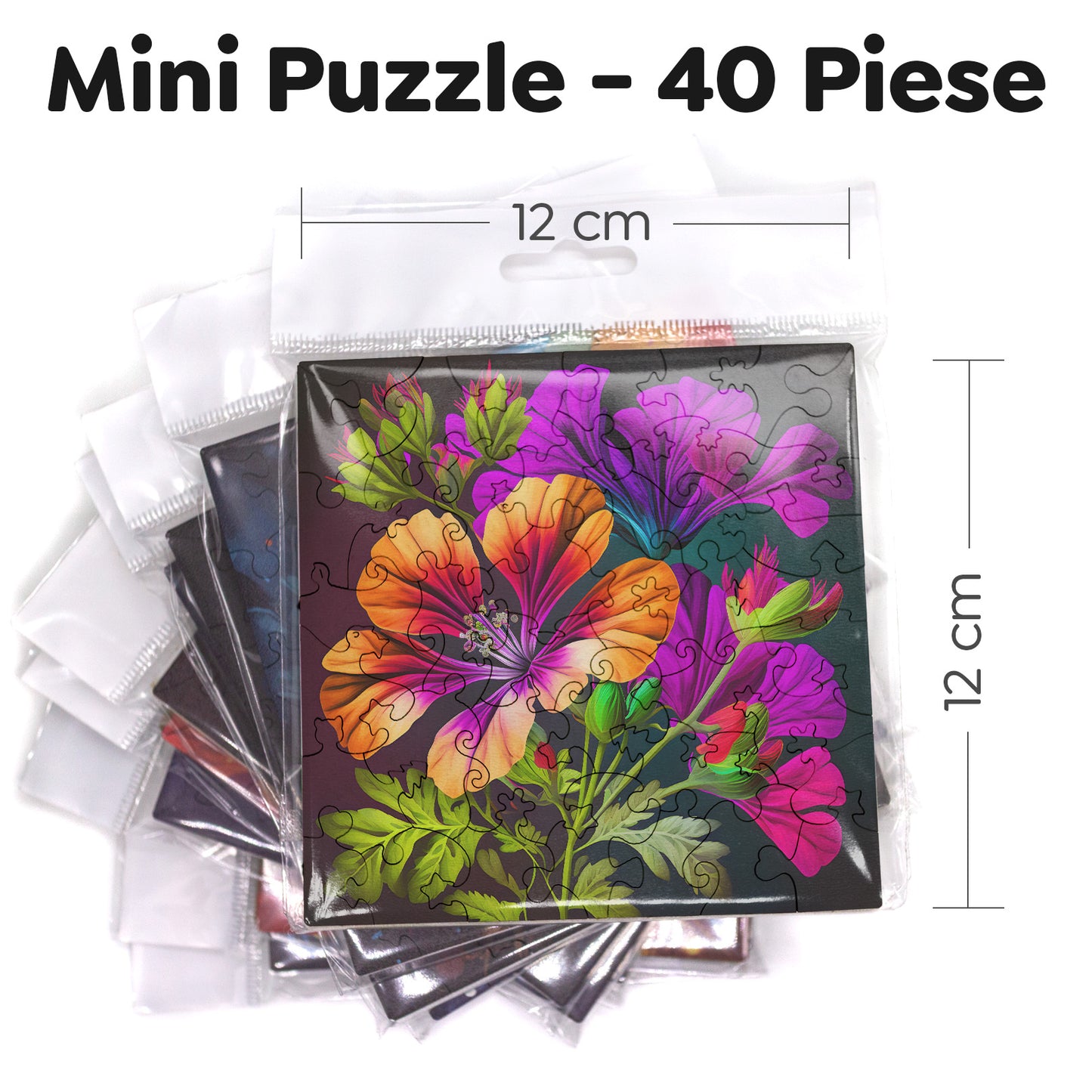 Puzzle cu Flori - Cranesbill