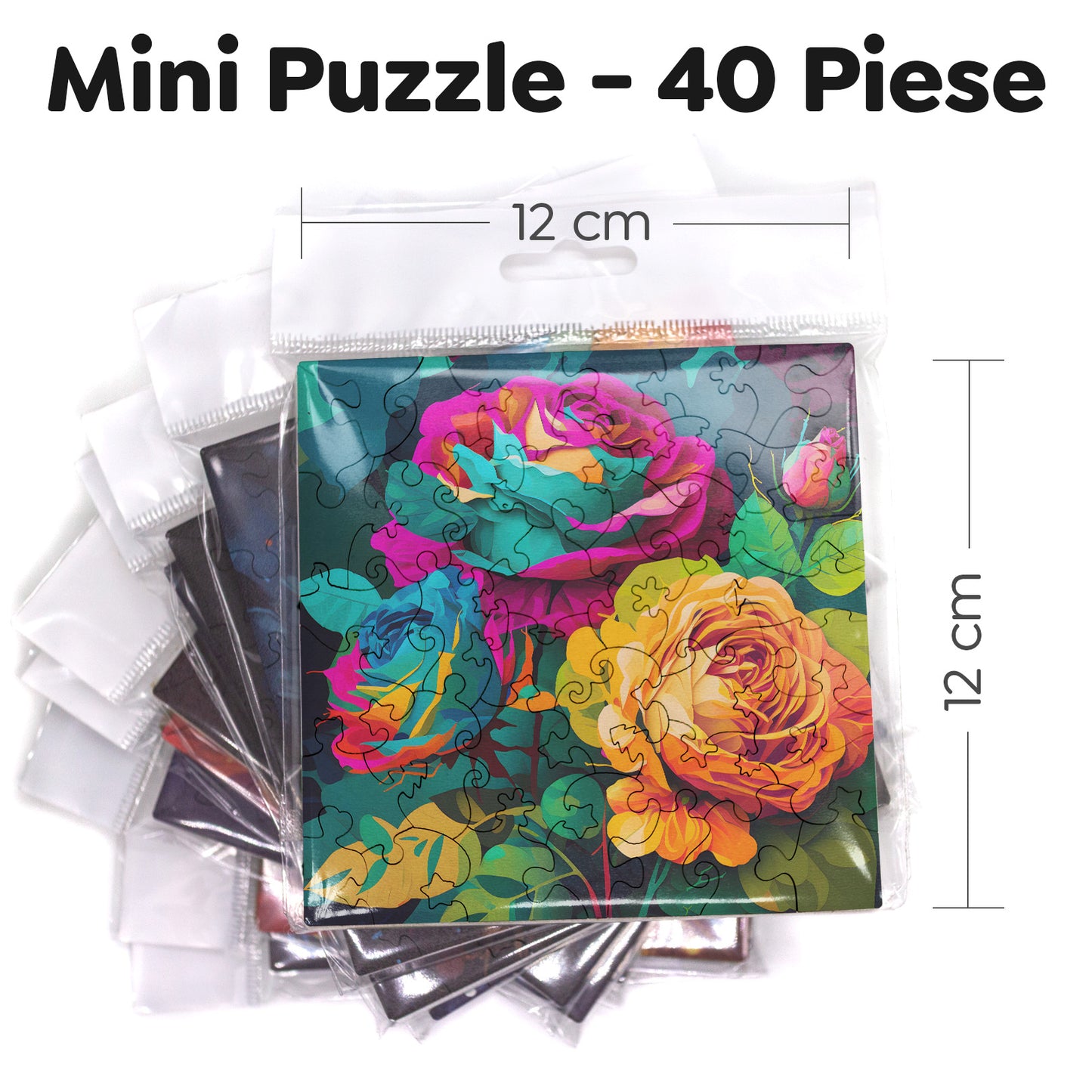Puzzle cu Flori - Groundcover Roses - 200 piese - 30 x 30 cm