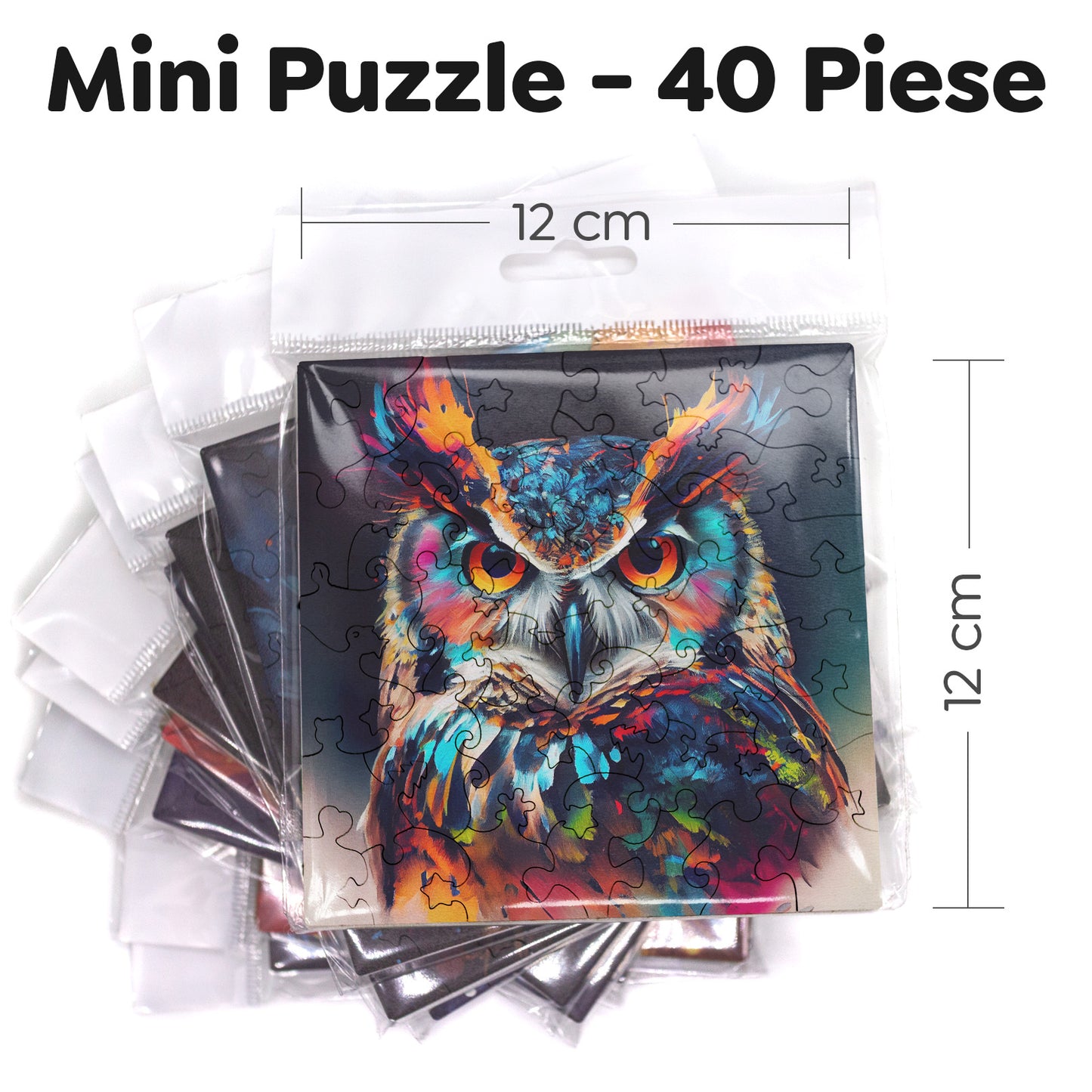 Puzzle cu Animale - Bufnita 1