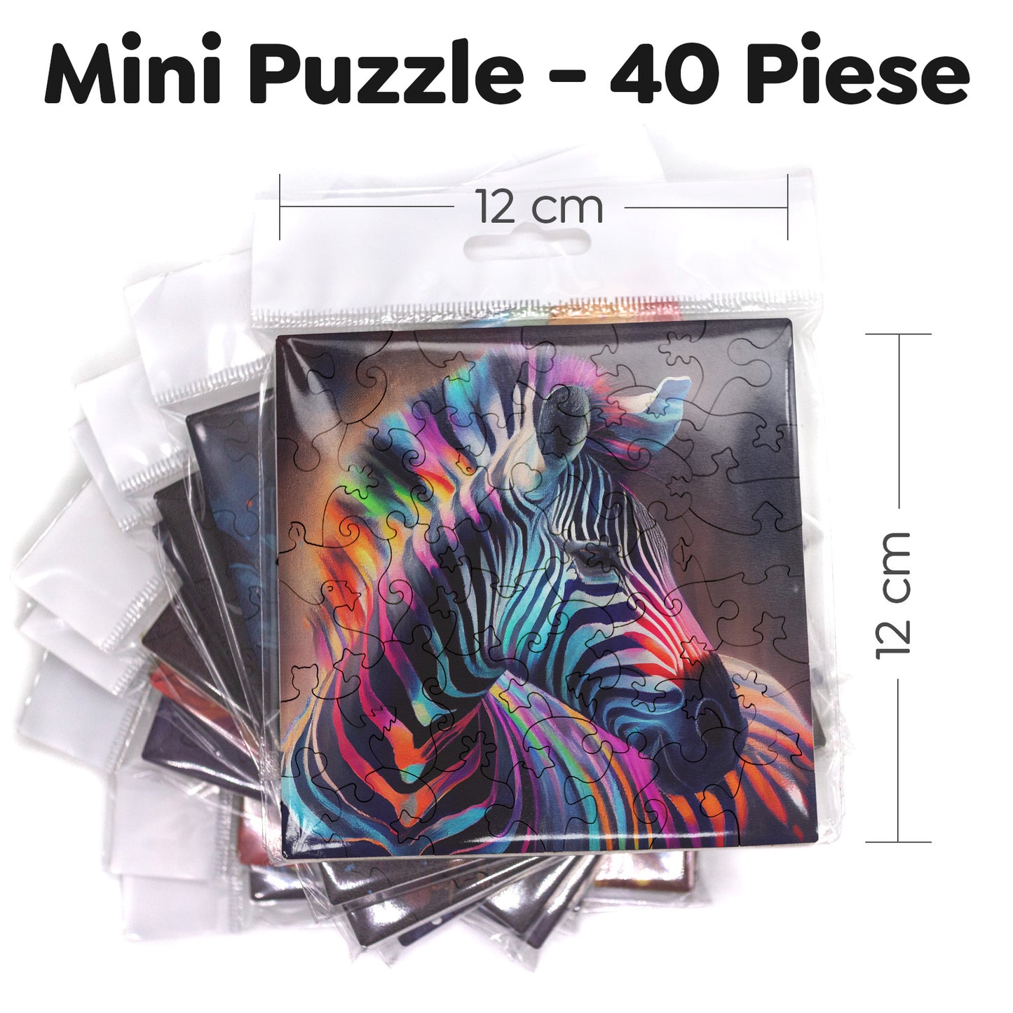 Puzzle cu Animale - Zebra 1