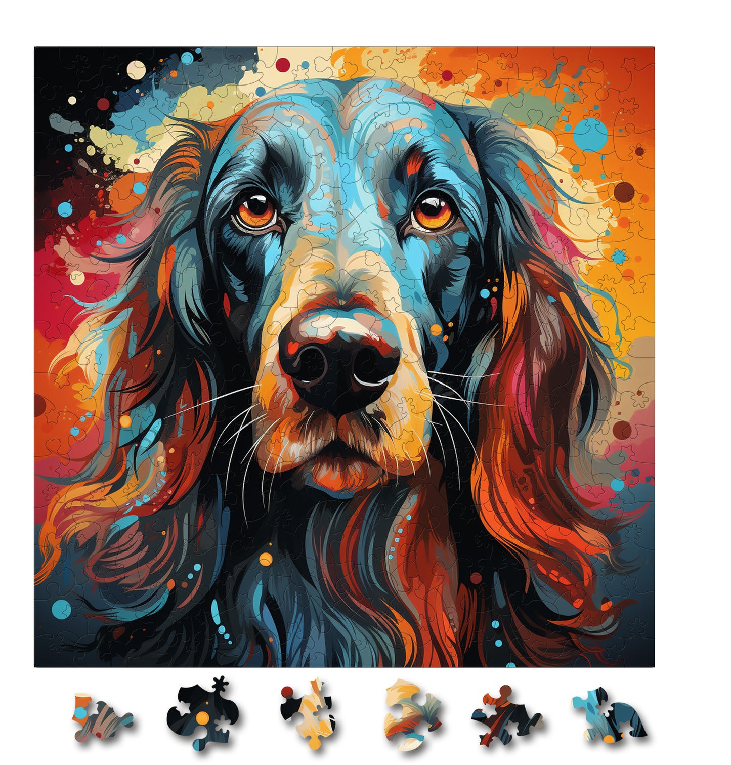 Puzzle cu Caini - Afghan Hound 3