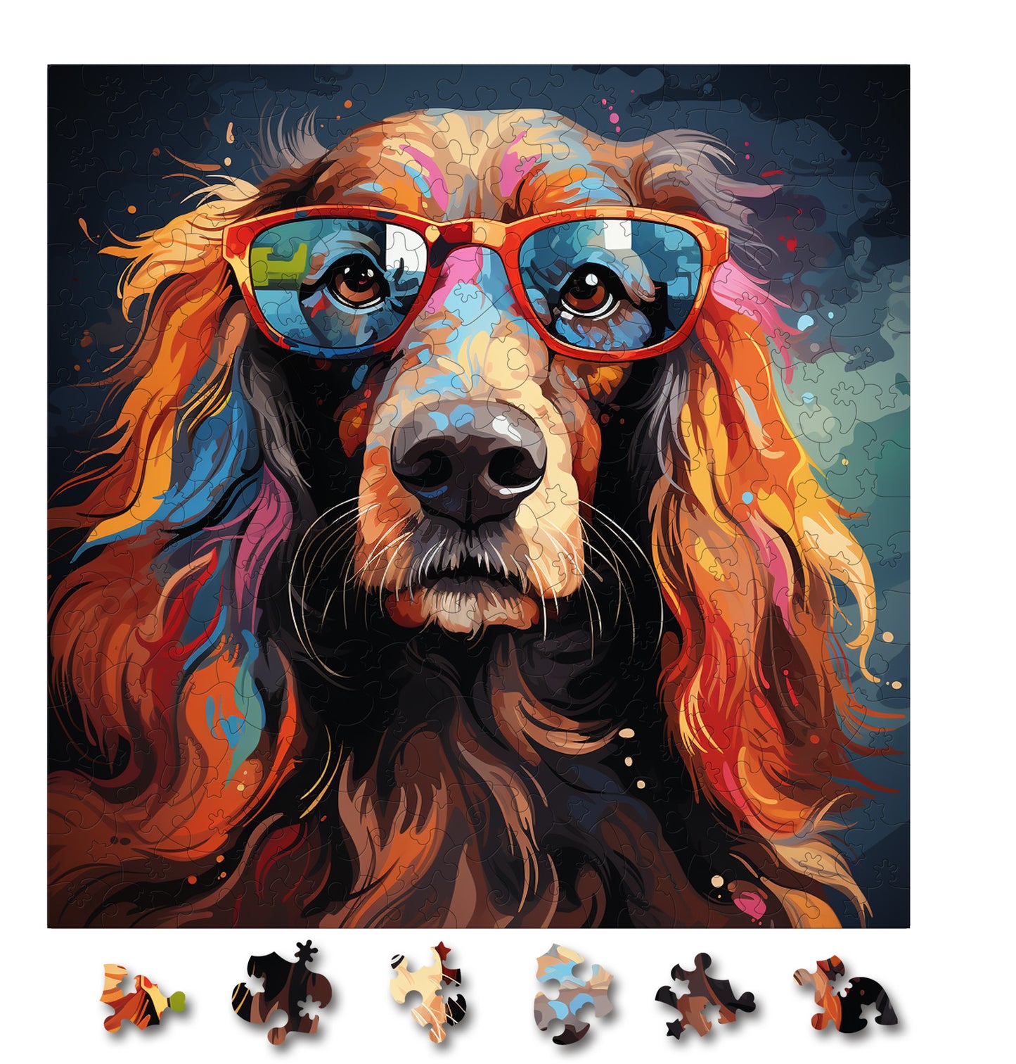 Puzzle cu Caini - Afghan Hound 4