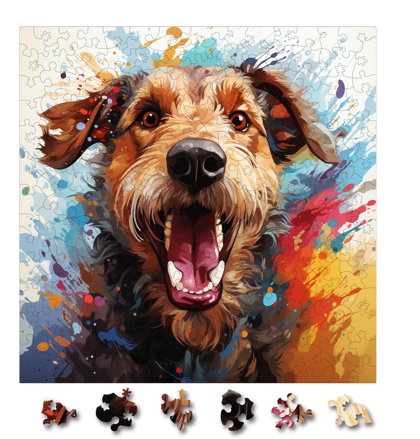 Puzzle cu Caini - Airedale Terrier 2